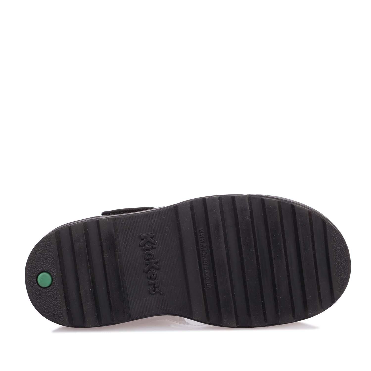 Black - Kickers - Plunk Patent Shoe - 4