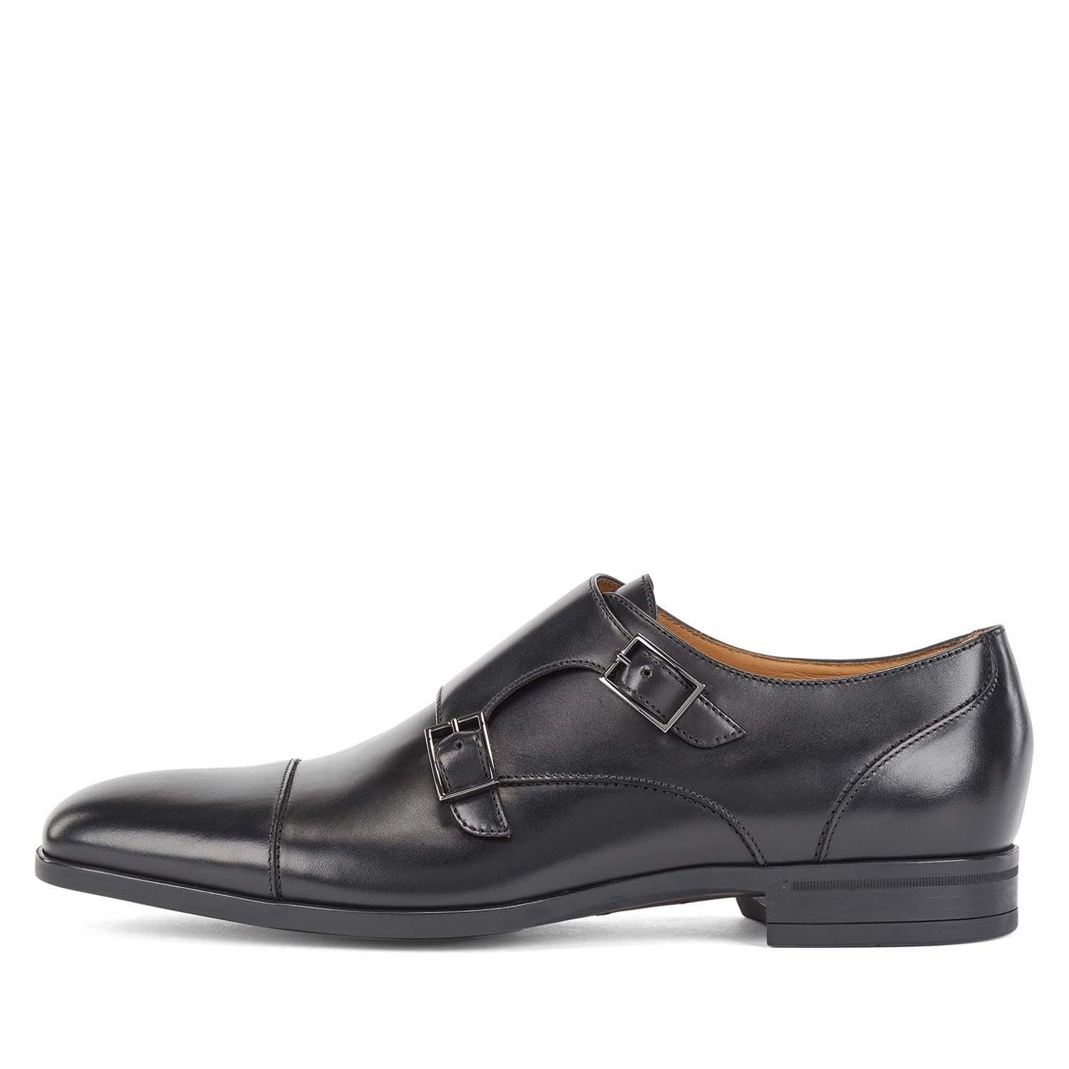Black - Hugo - Kensington Monk Shoes - 3