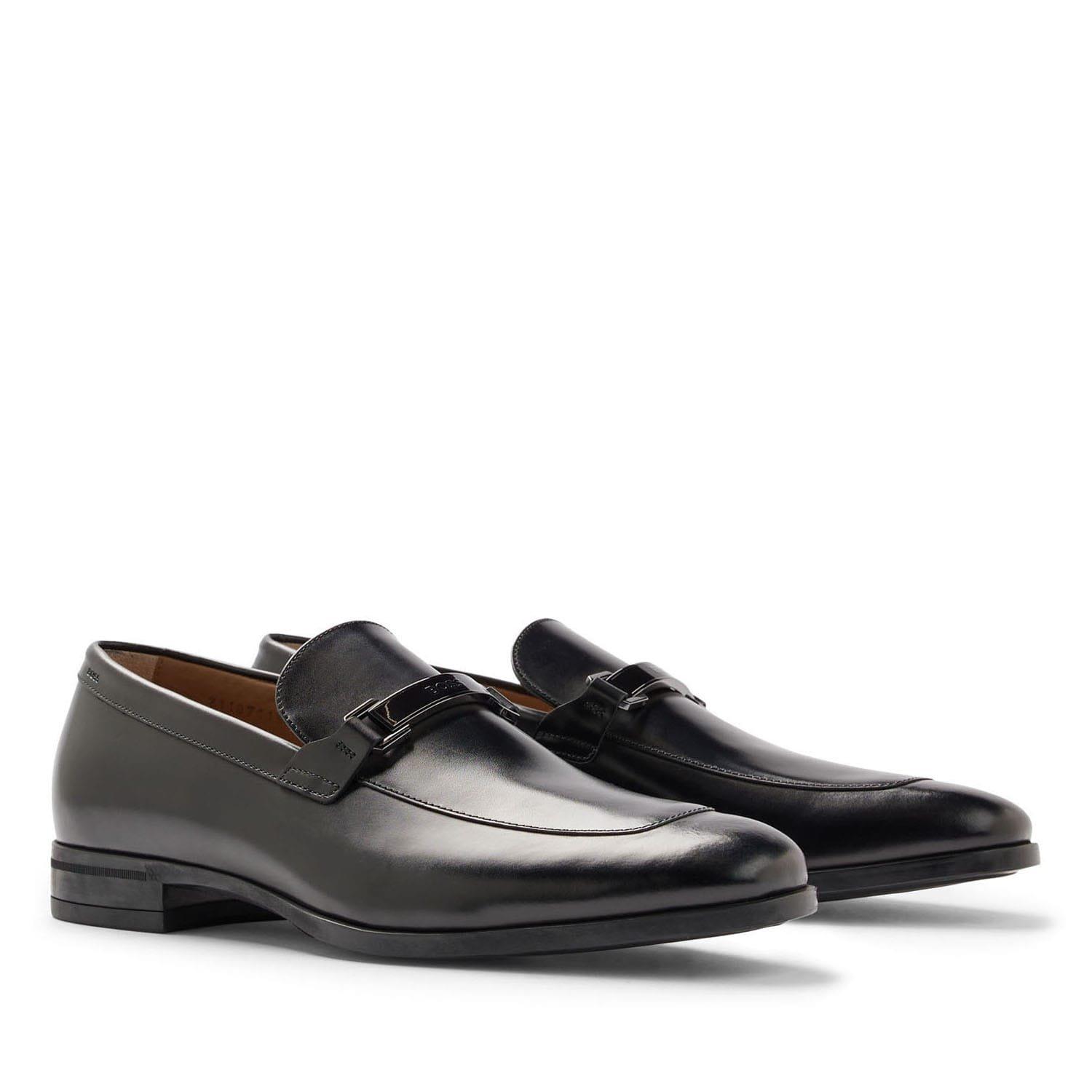 Black - Boss - Kensington Loafer Shoes - 3