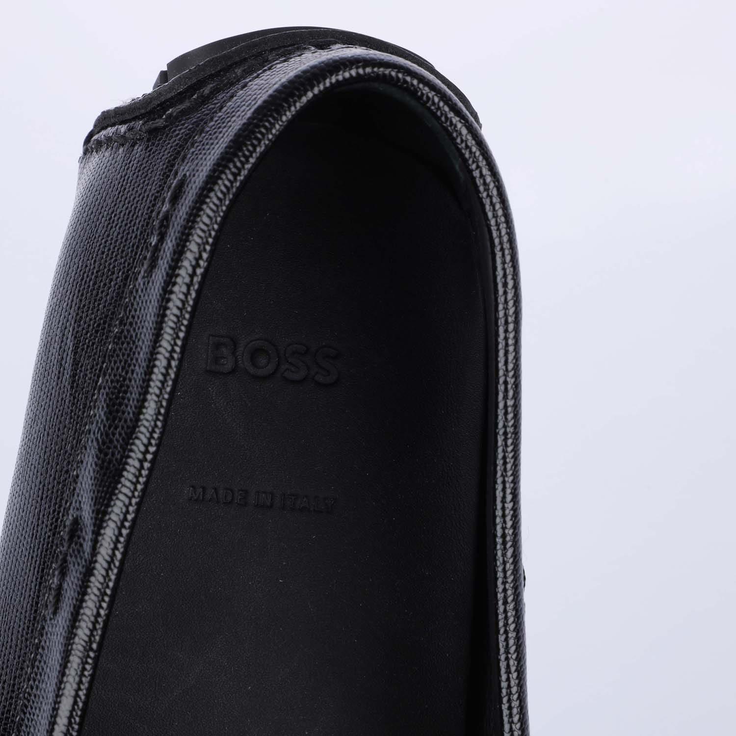Black - Boss - Driver Moccasin Shoes - 6