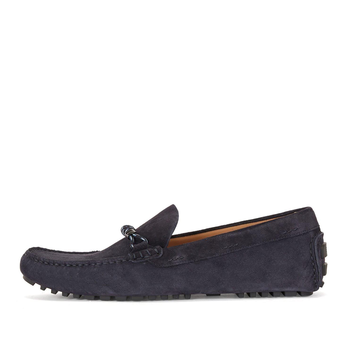 Dark Blue - Boss - Driver Moccasin Shoes - 3