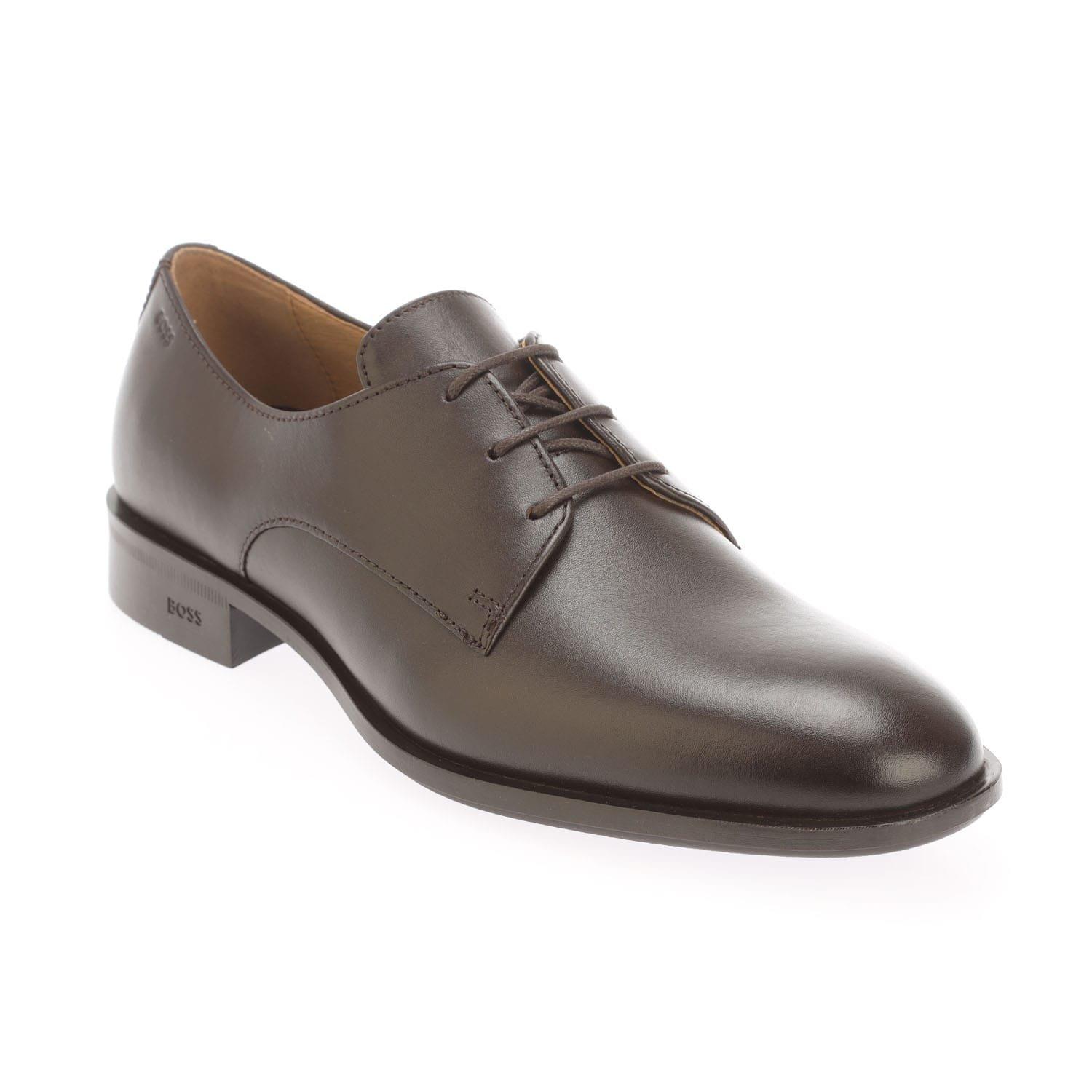 Brown - Boss - Colby Derby Shoes - 2