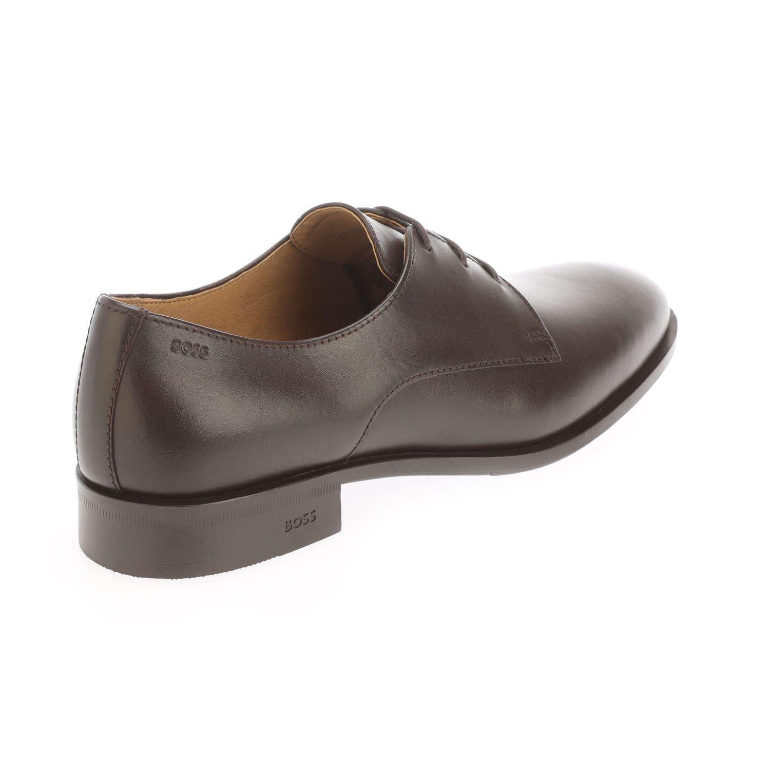Brown - Boss - Colby Derby Shoes - 3