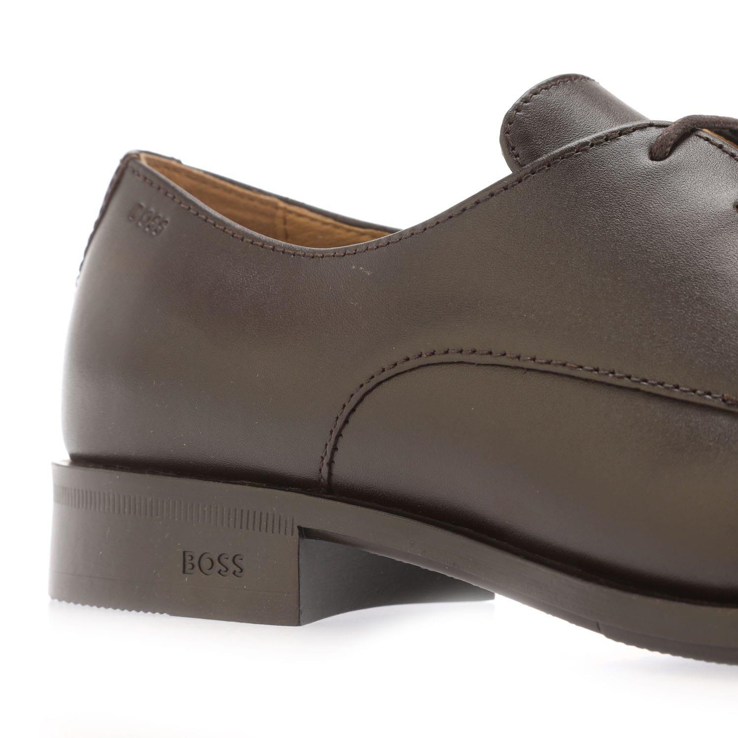Brown - Boss - Colby Derby Shoes - 5