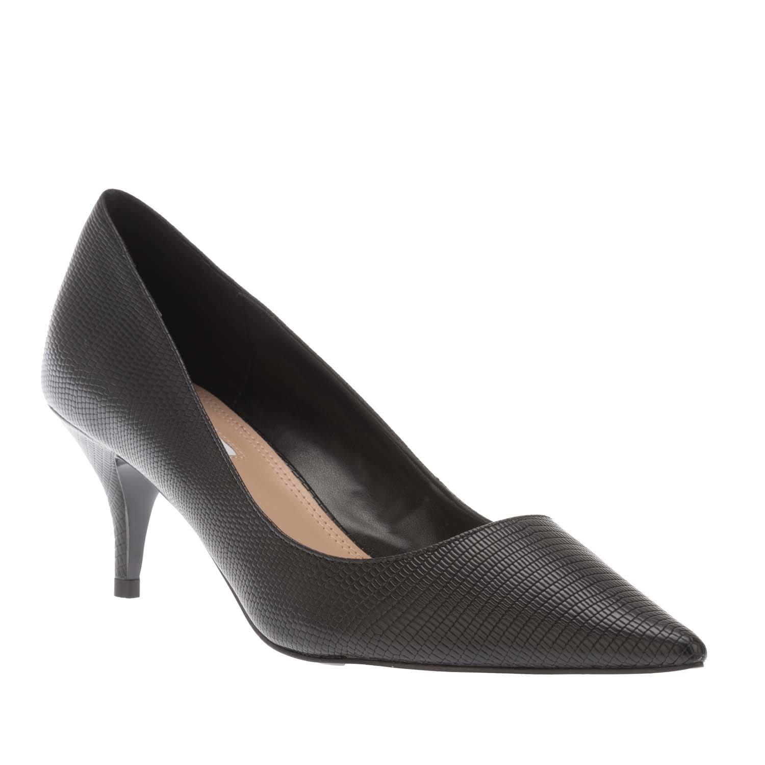 Black - Dune London - Attire Patent Court Shoes - 2