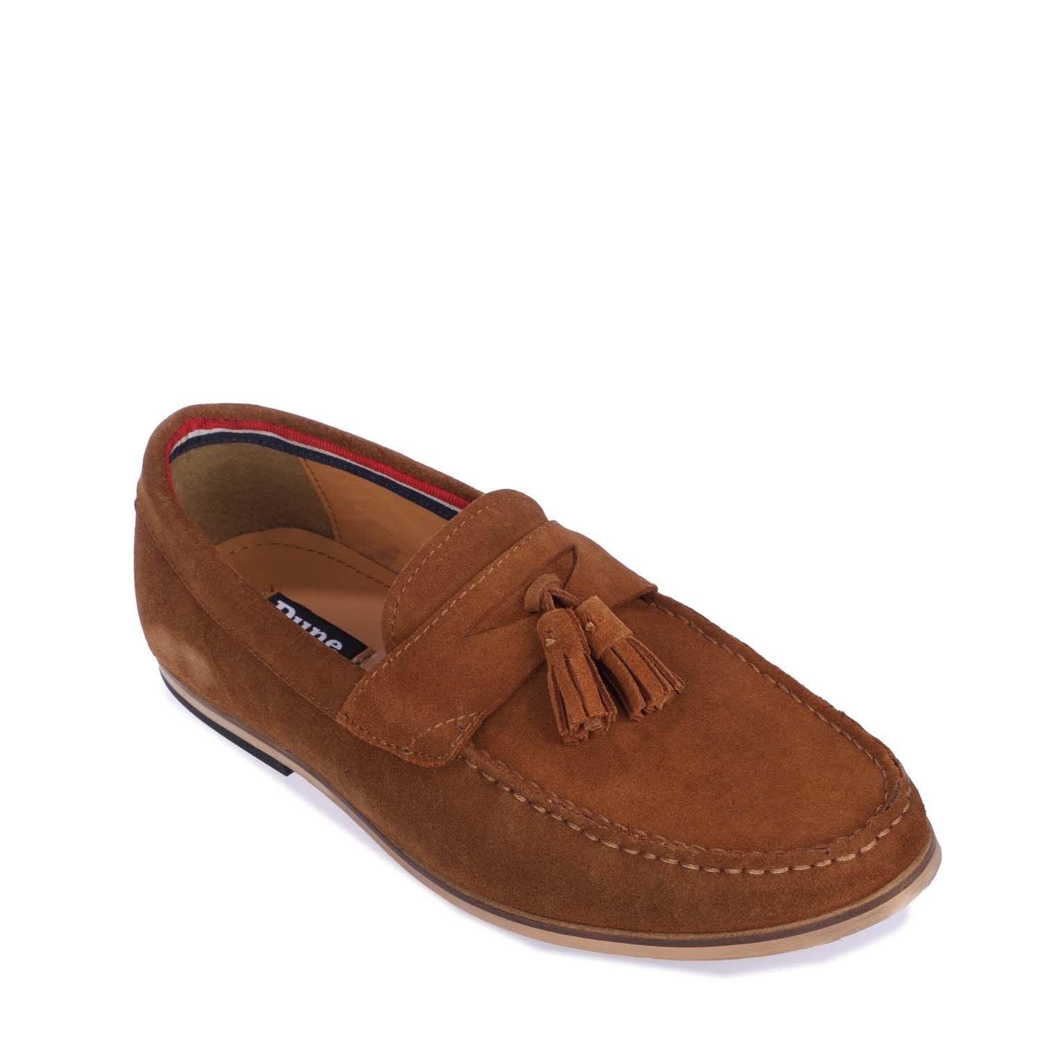 Tan - Dune London - Blaisse Tassel Trim Loafers - 2