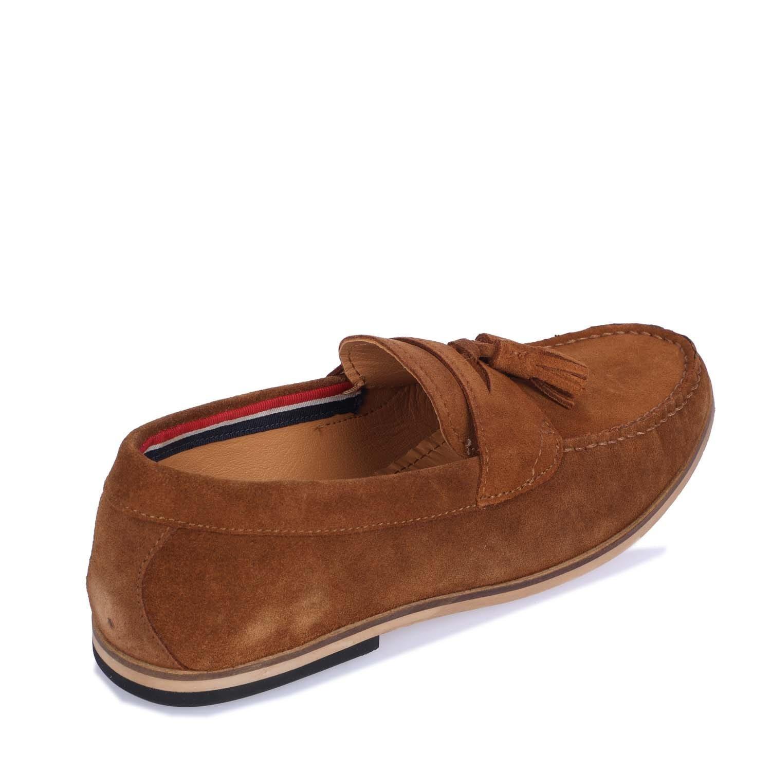 Tan - Dune London - Blaisse Tassel Trim Loafers - 3