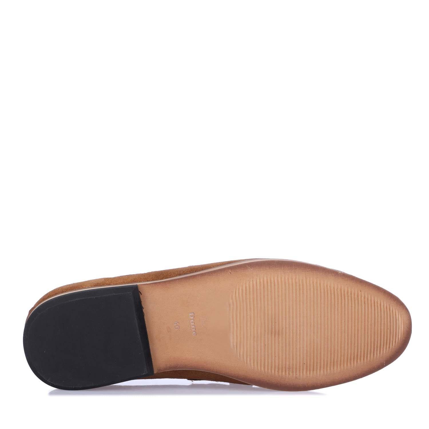 Tan - Dune London - Blaisse Tassel Trim Loafers - 4