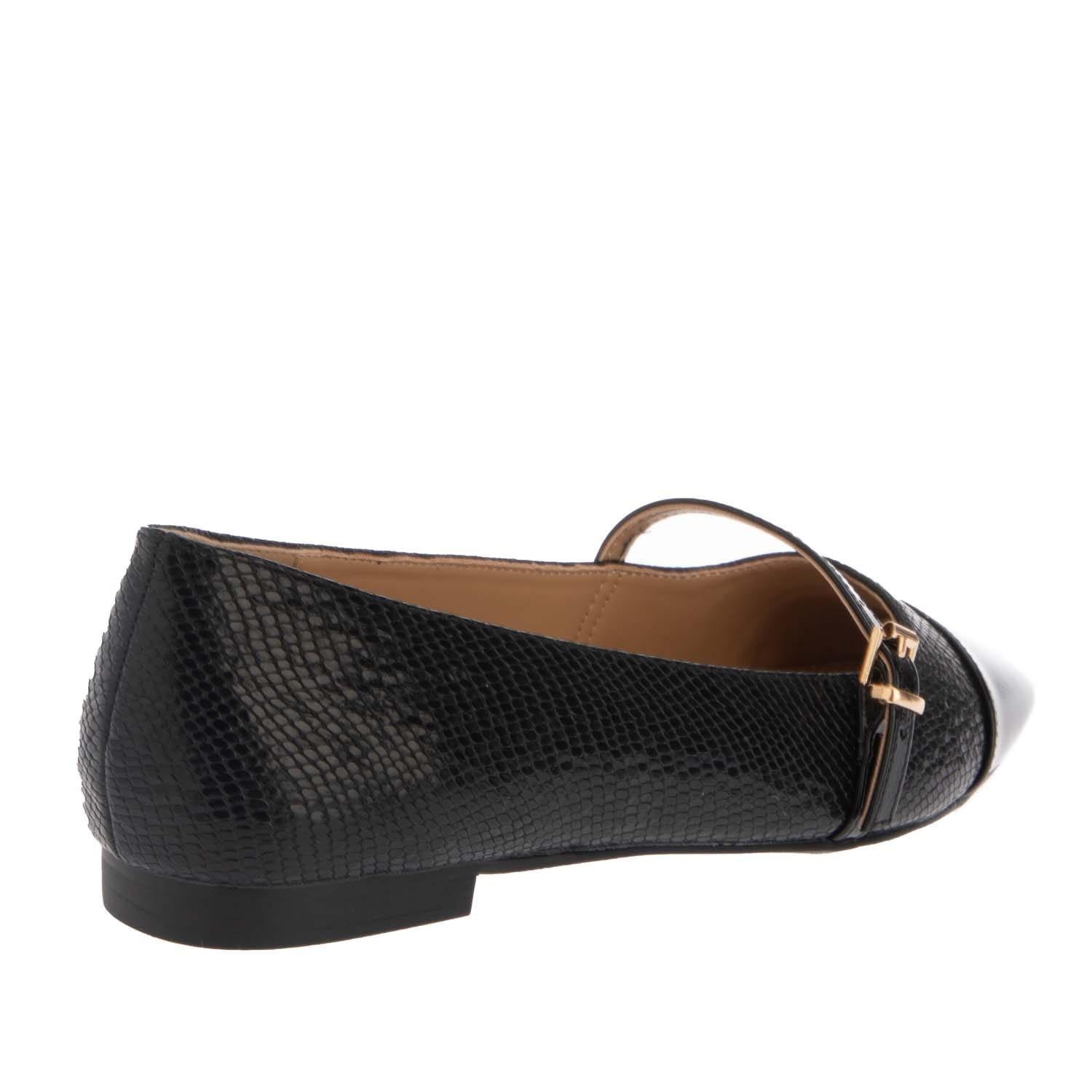 Black - Dune London - Hibiski Strap Ballet Pumps - 3