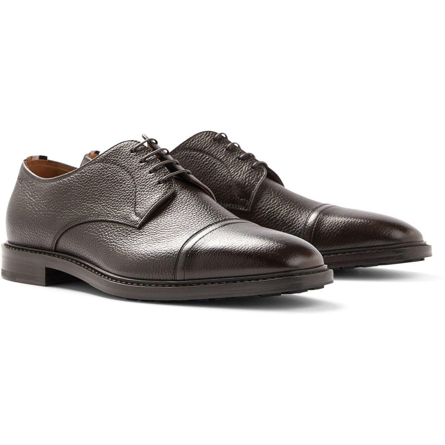 Brown - Boss - Lisbon Derby Shoes - 3