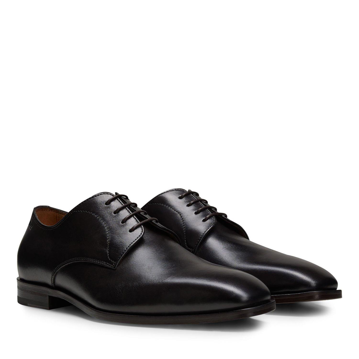 Brown - Boss - Lisbon Derby Shoes - 3