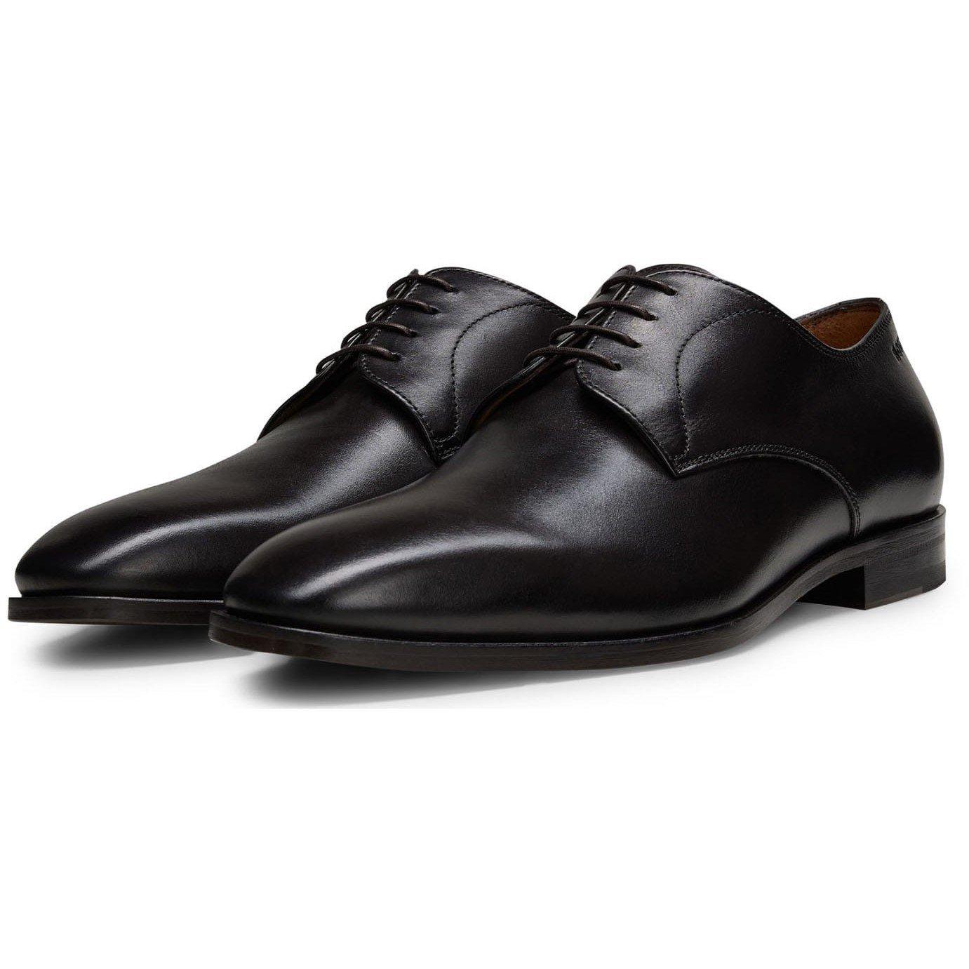 Brown - Boss - Lisbon Derby Shoes - 4
