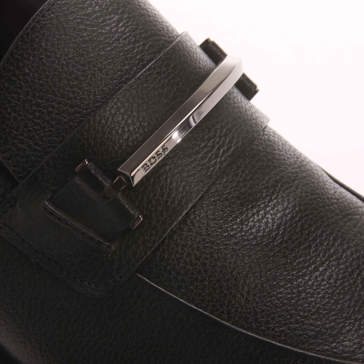 Black - Boss - Derrek Loafer Shoes - 5