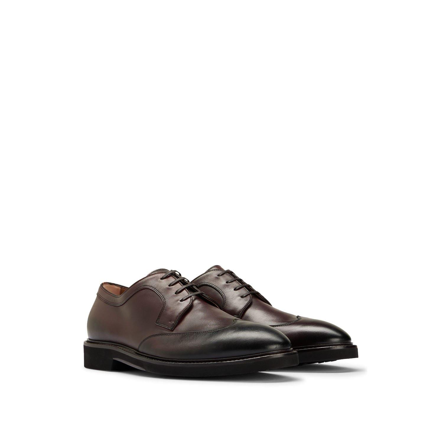 Brown - Boss - Jerrard Derby Shoes - 2