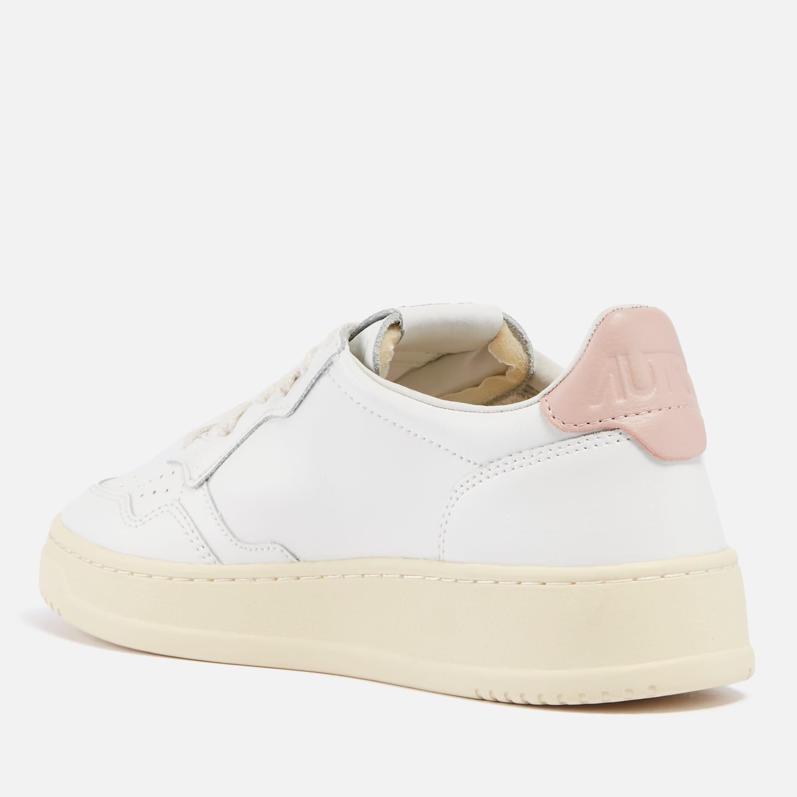 White Pink - Autry - Medalist Leather Court Trainers - 2