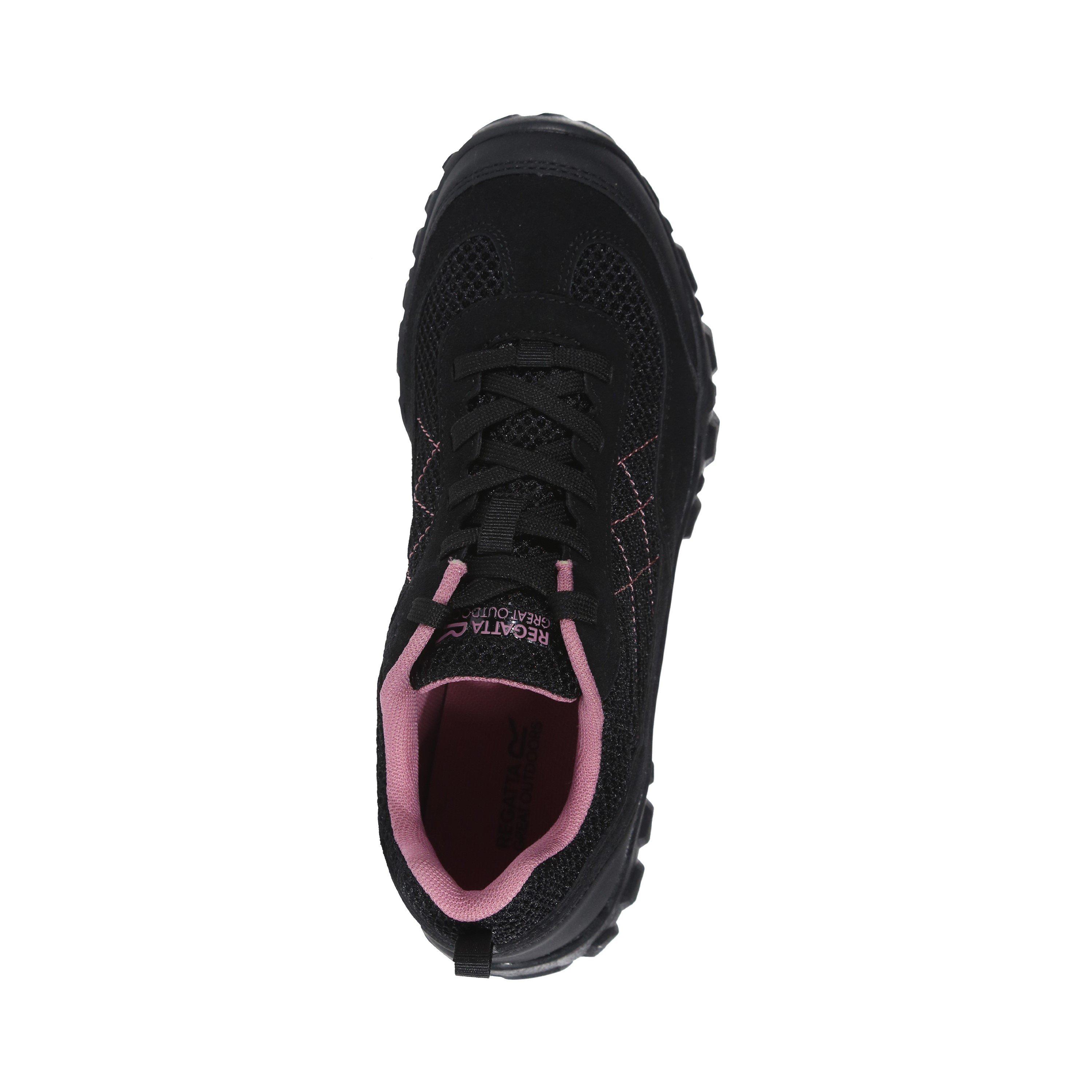 Blk/Heathrro - Regatta - Ladys Edgepoint Life Walking shoes - 6