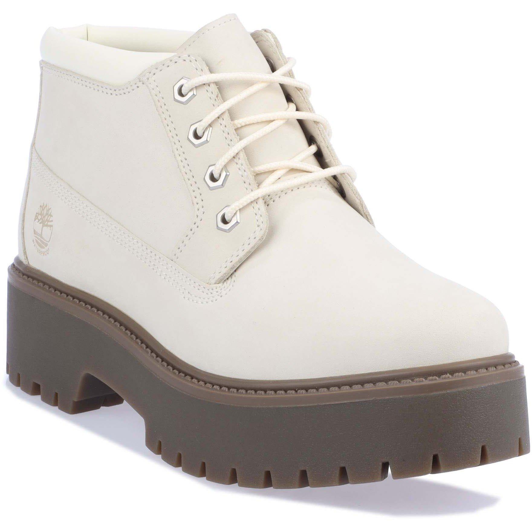 White - Timberland - Stone Street Waterproof Boots - 2