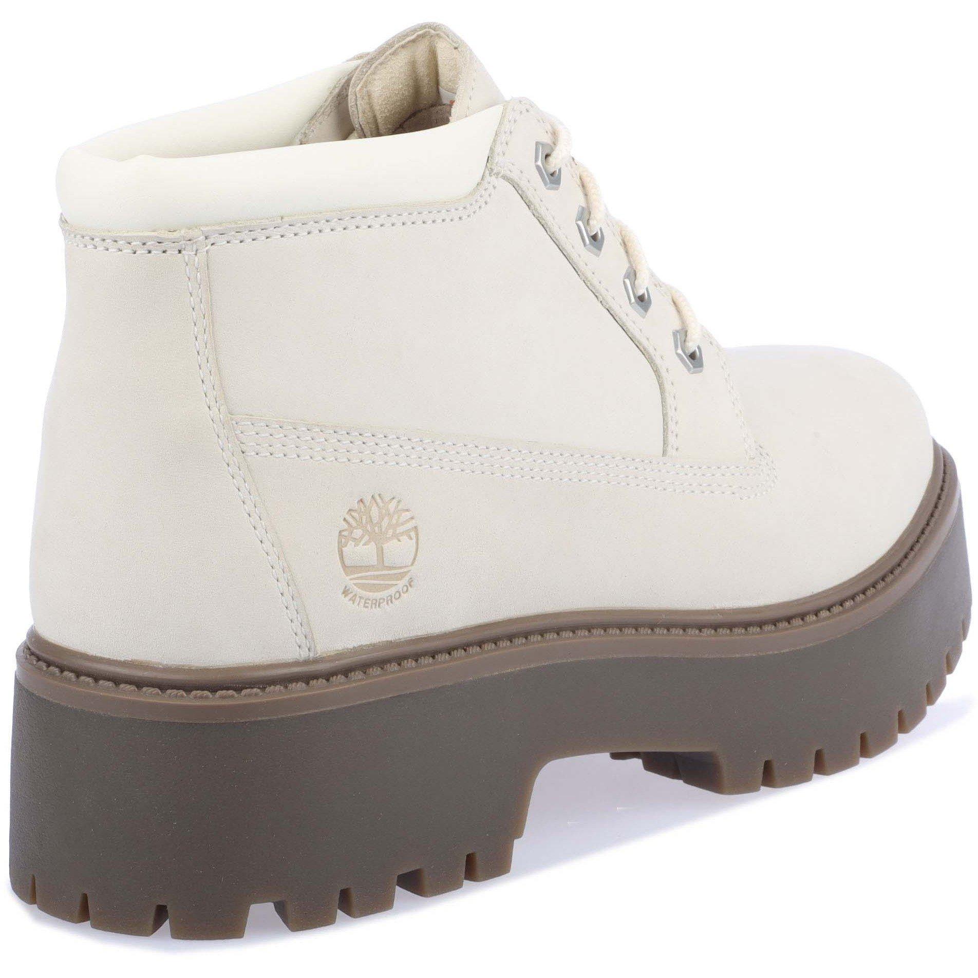 White - Timberland - Stone Street Waterproof Boots - 3