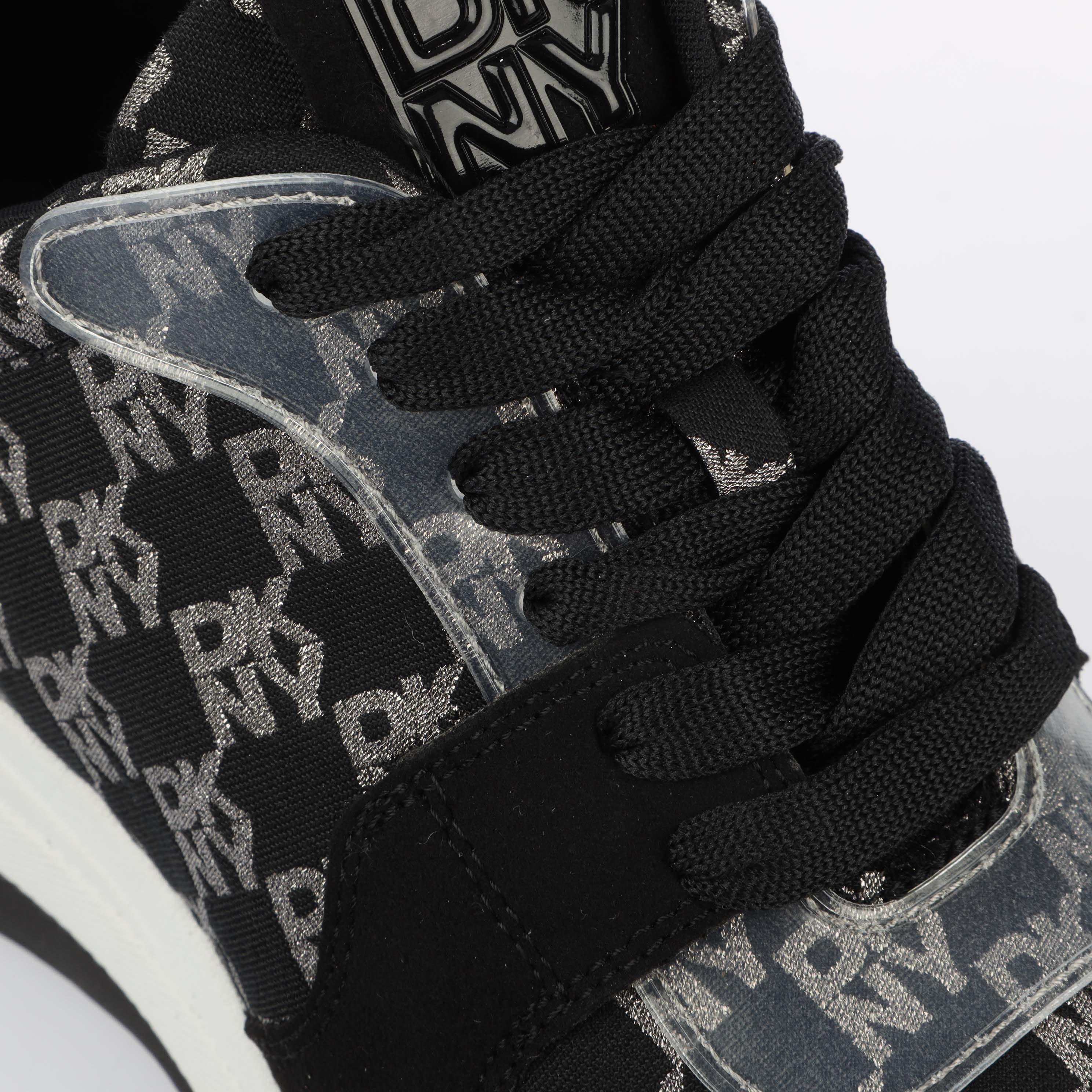 Black Silver - DKNY - Kamay Wedge Trainers - 5