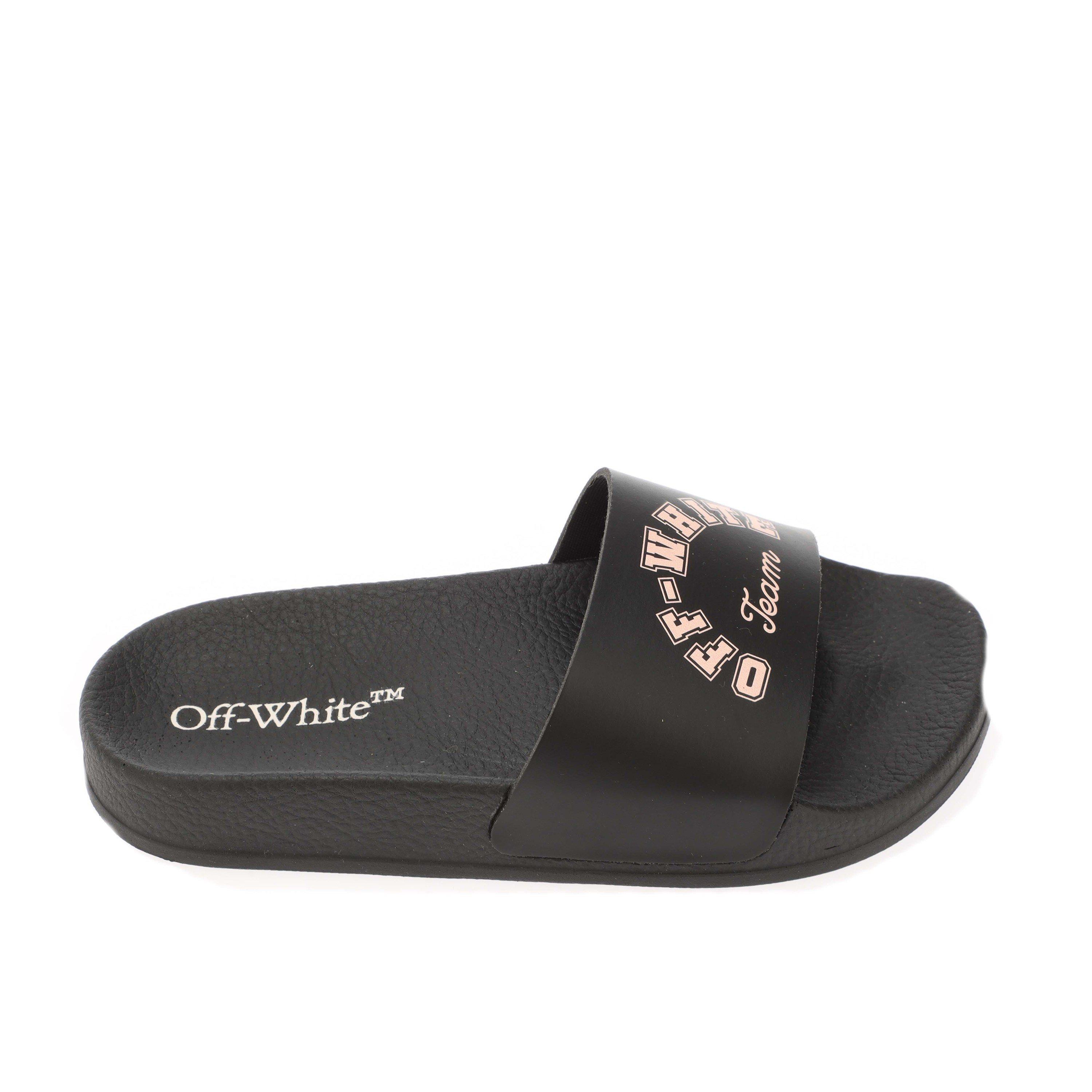 Black Pink - Off White - Pool Sliders - 2