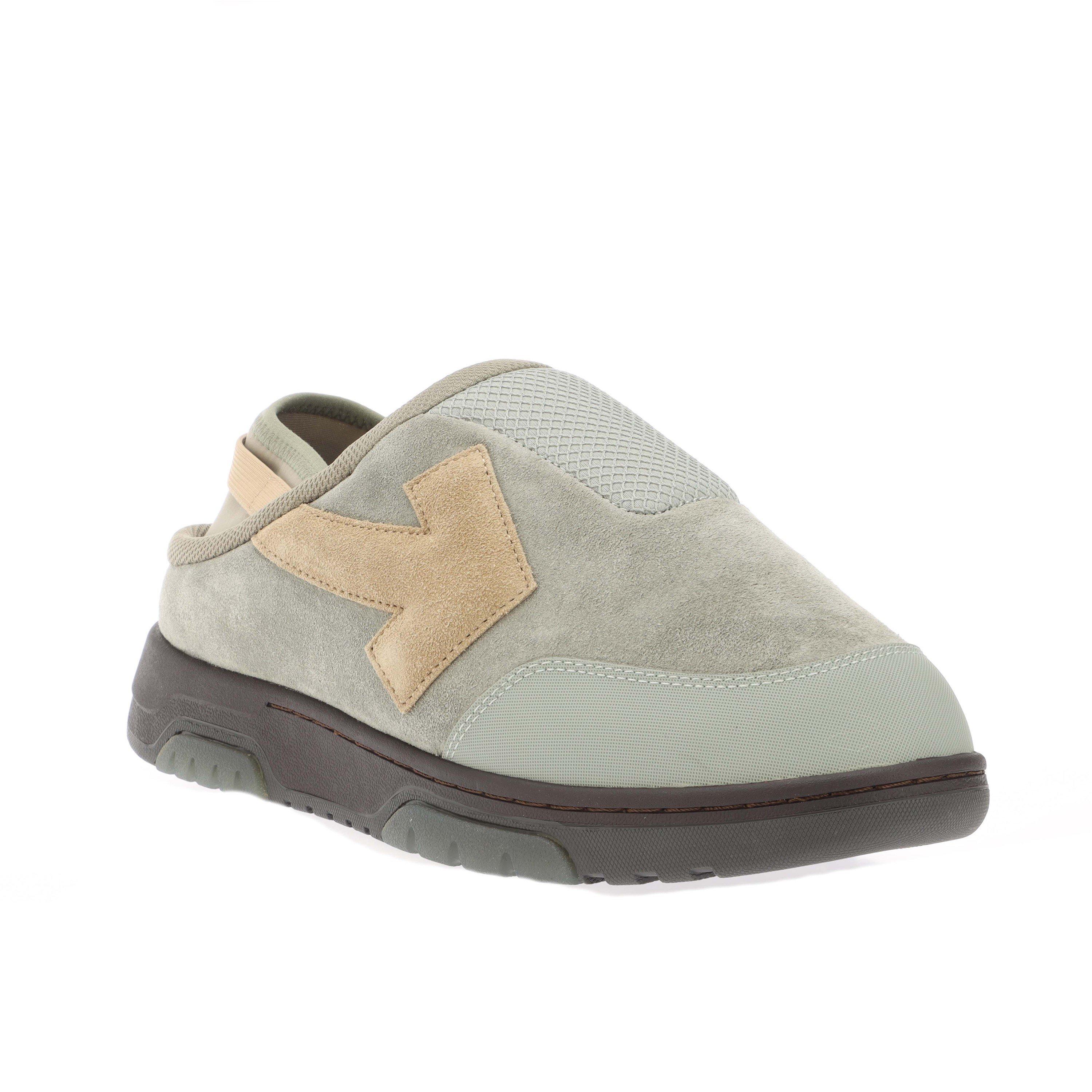 Grey - Off White - Mule Out of Office Trainers - 2