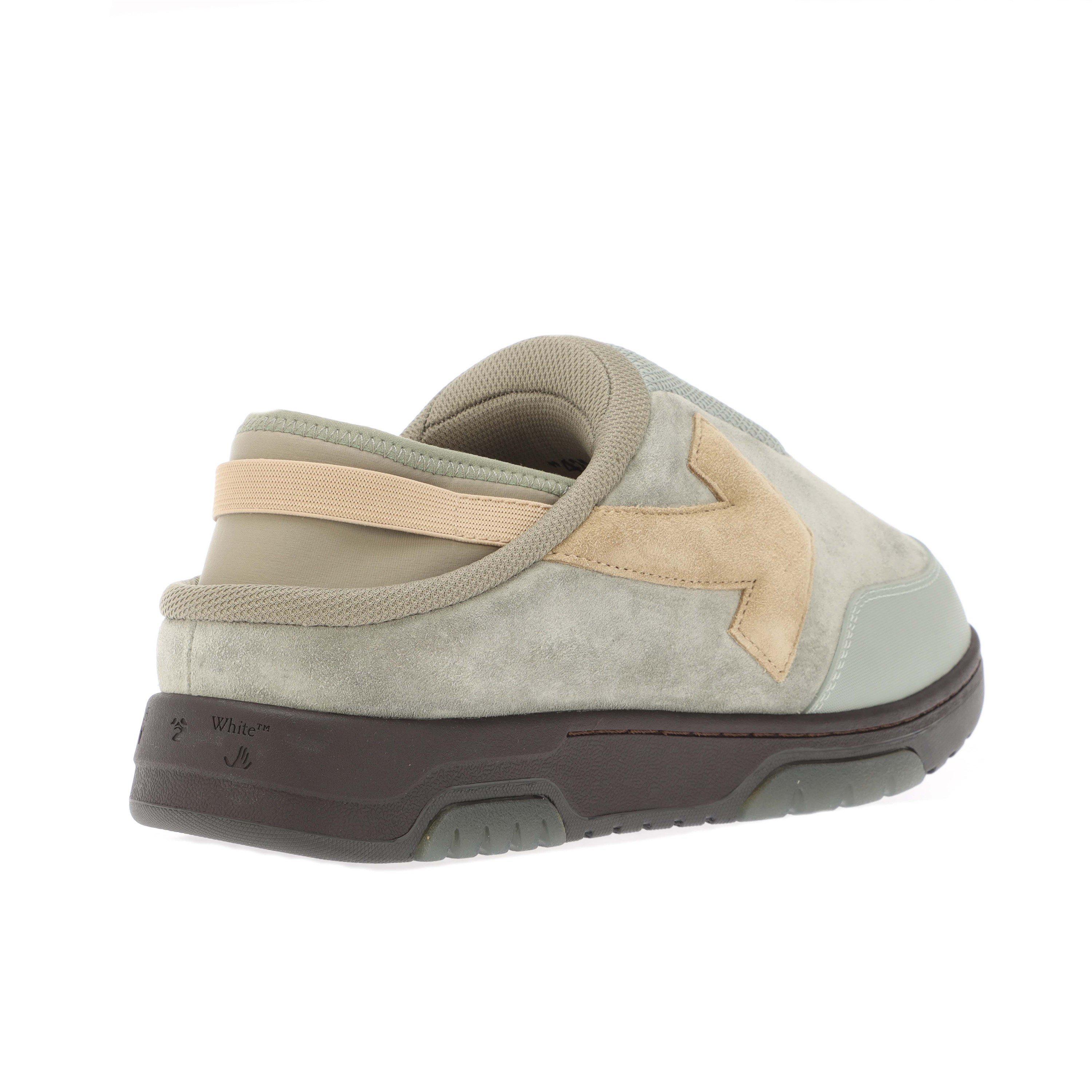 Grey - Off White - Mule Out of Office Trainers - 3