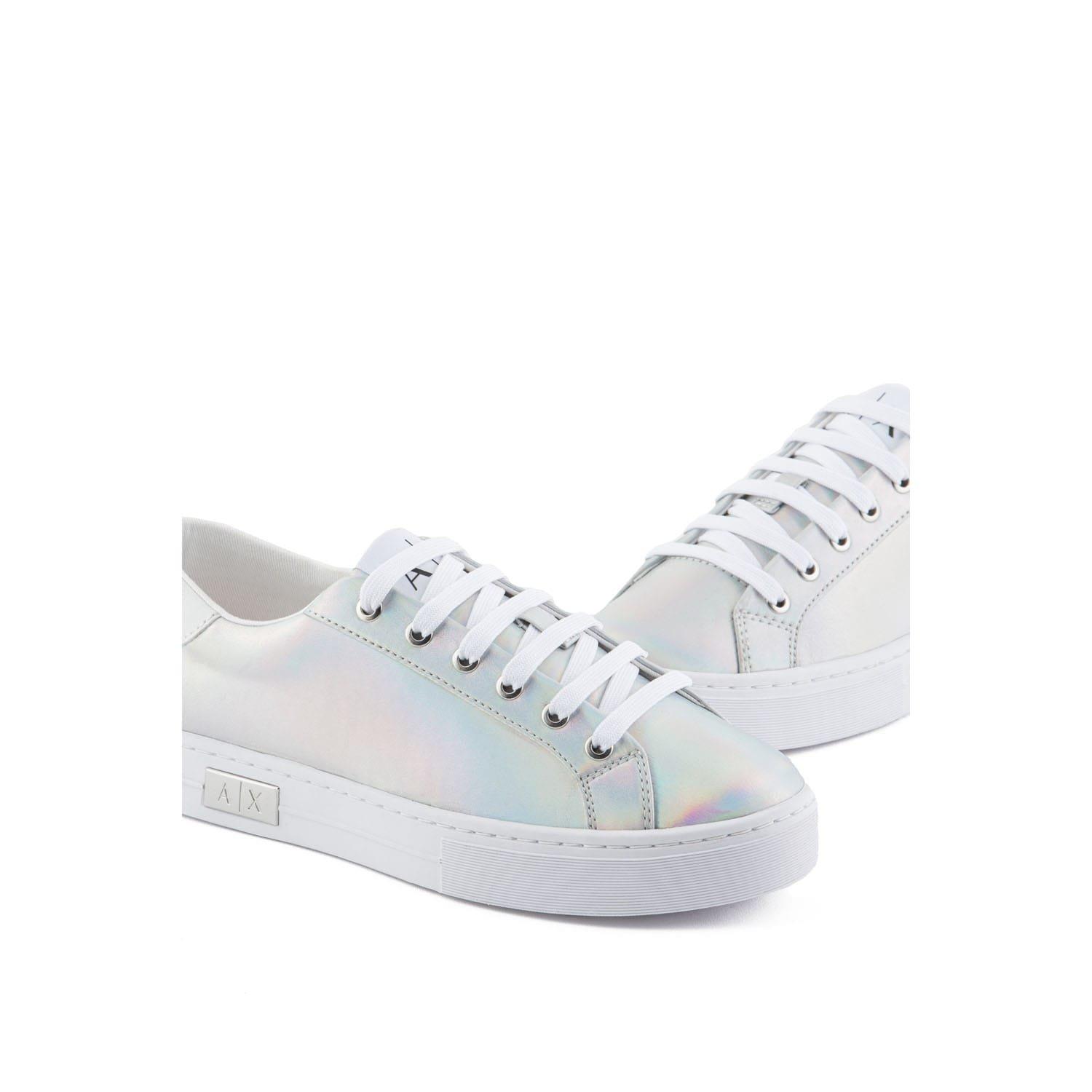 Silver - Armani Exchange - Trainers - 4