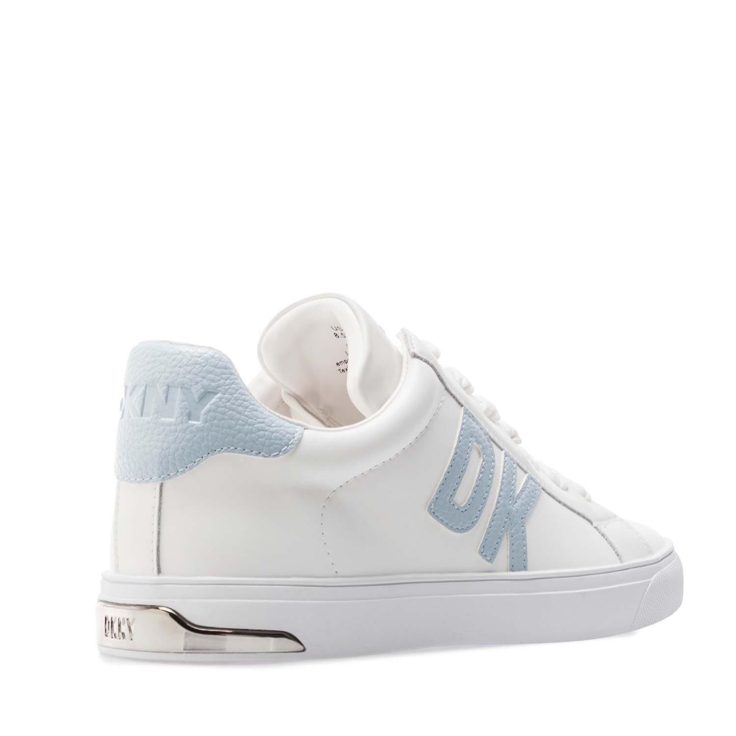 White Black - DKNY - Abeni Lace Up Trainers - 3