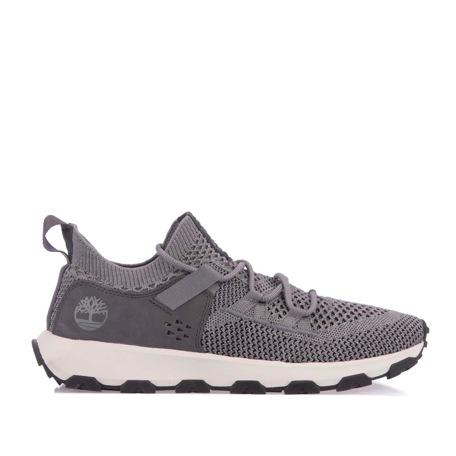 Grey - Timberland - Timberland Winsor Trail Low Lace Up Sneaker Me Low-Top Trainers Mens - 1