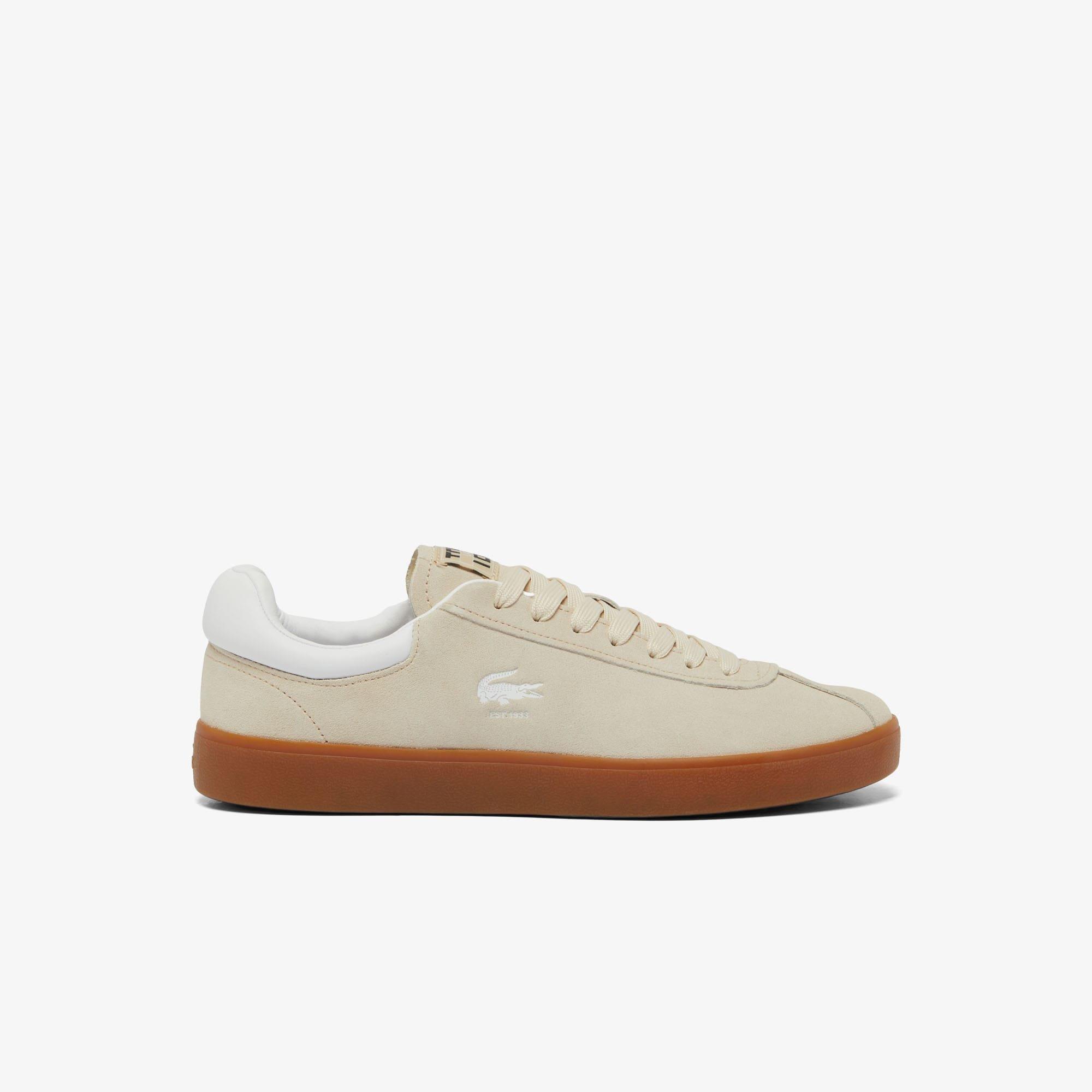 Multi Colour - Lacoste - Baseshot Suede Trainers - 1