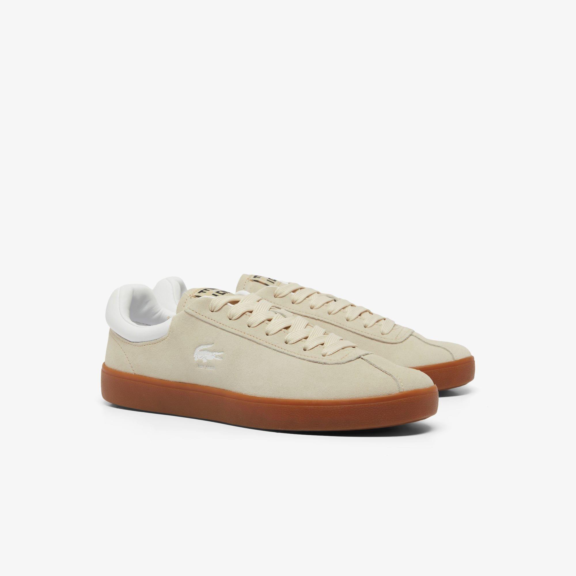 Multi Colour - Lacoste - Baseshot Suede Trainers - 2