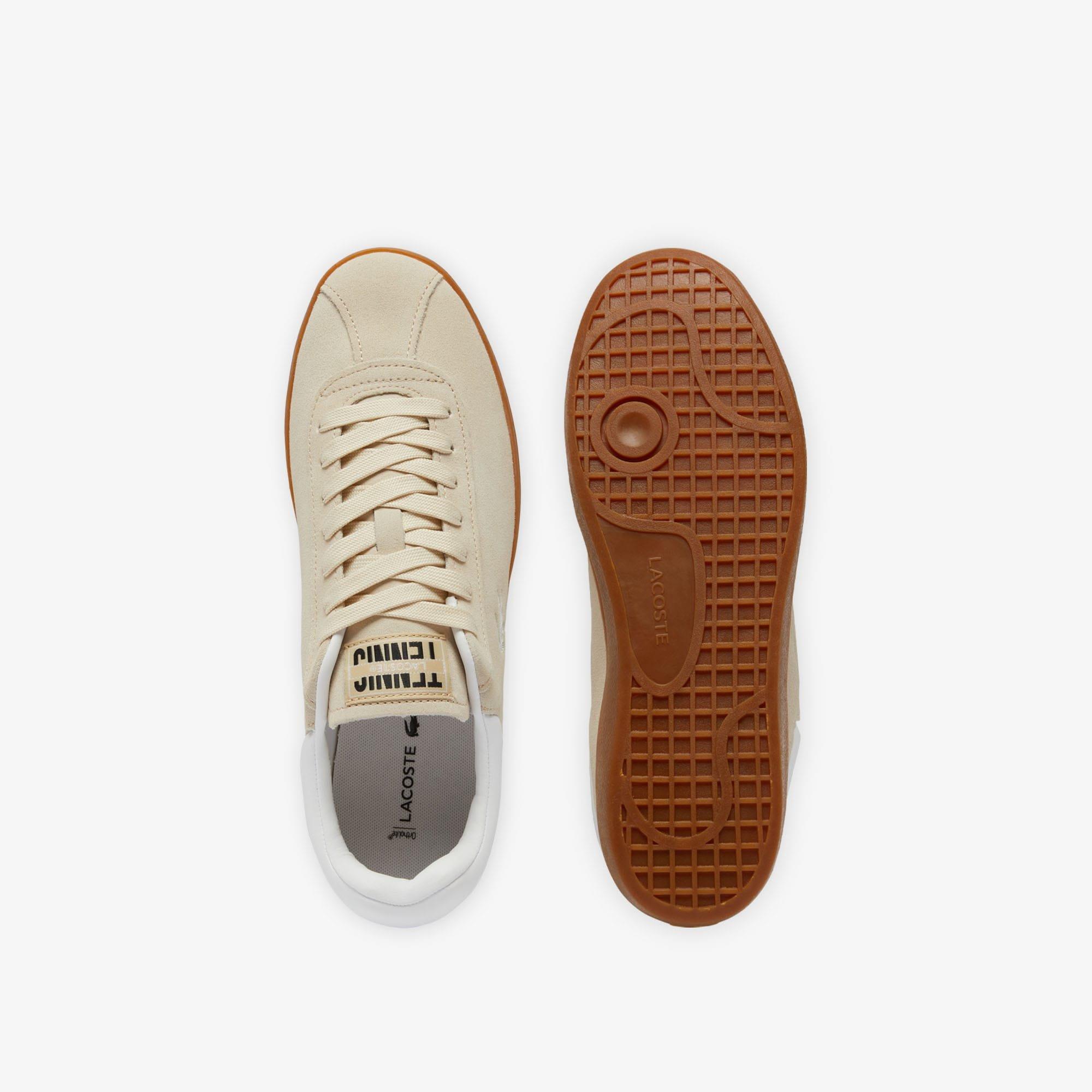 Multi Colour - Lacoste - Baseshot Suede Trainers - 4