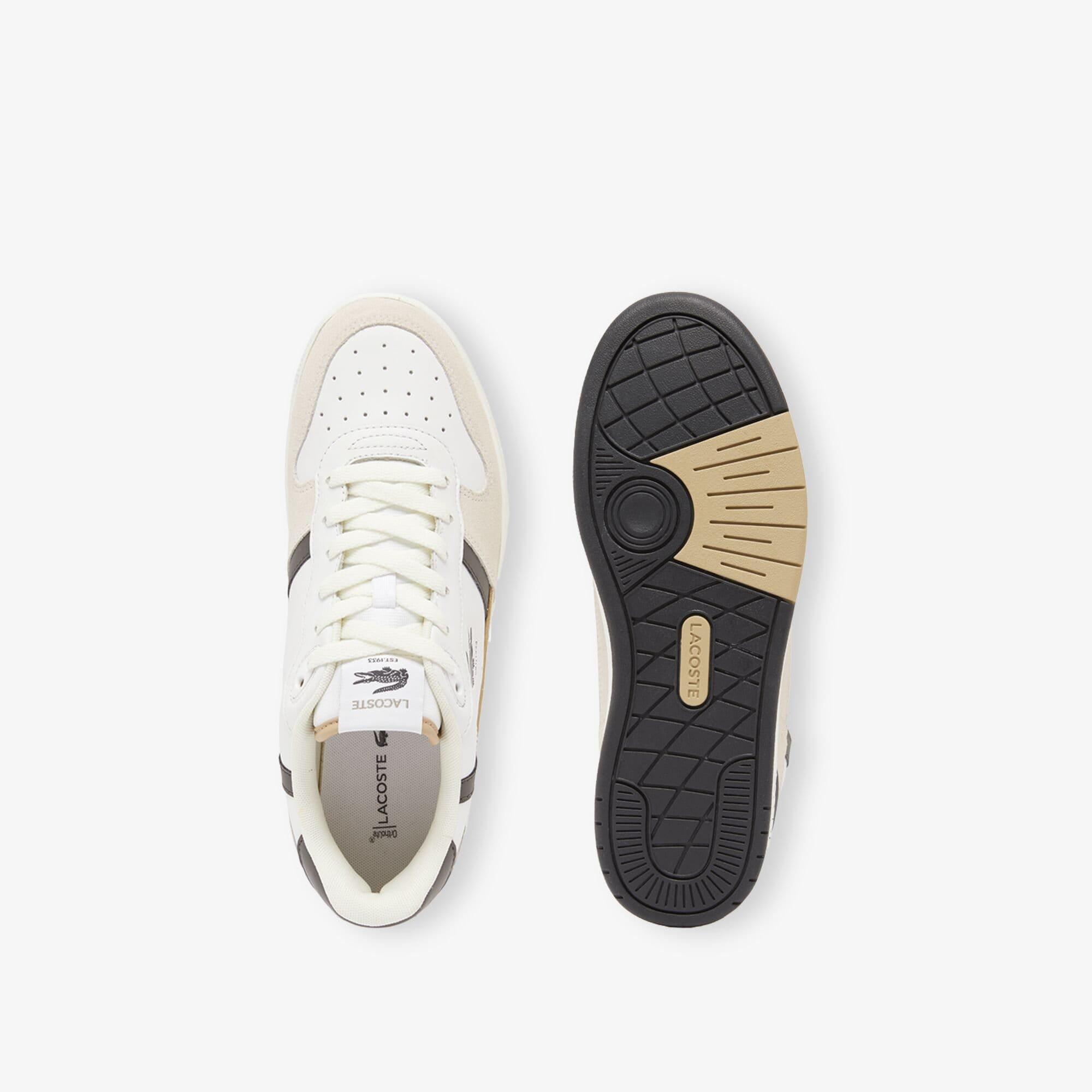 White Green - Lacoste - T-Clip Set Leather Court Trainers - 4