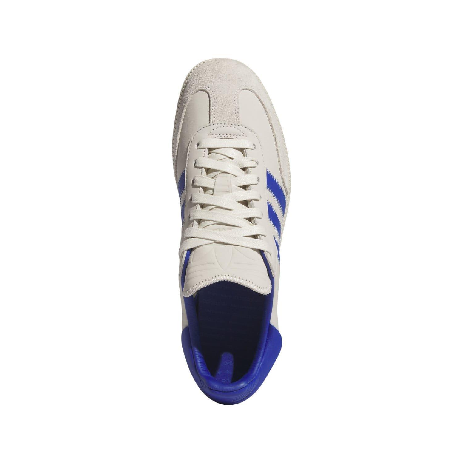 White Blue - adidas Originals - Pharrell Williams Humanrace Samba Trainers - 3
