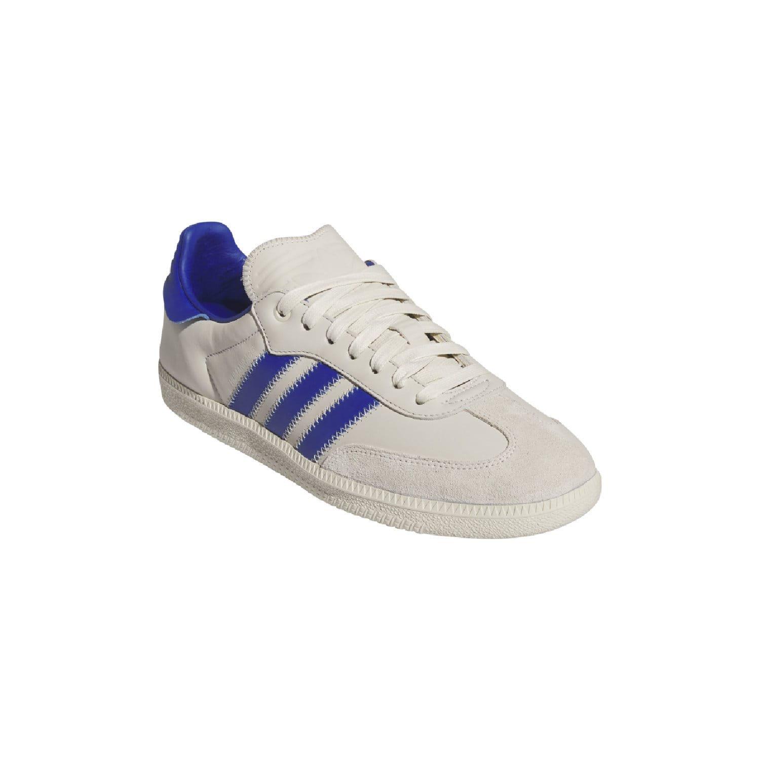 White Blue - adidas Originals - Pharrell Williams Humanrace Samba Trainers - 5