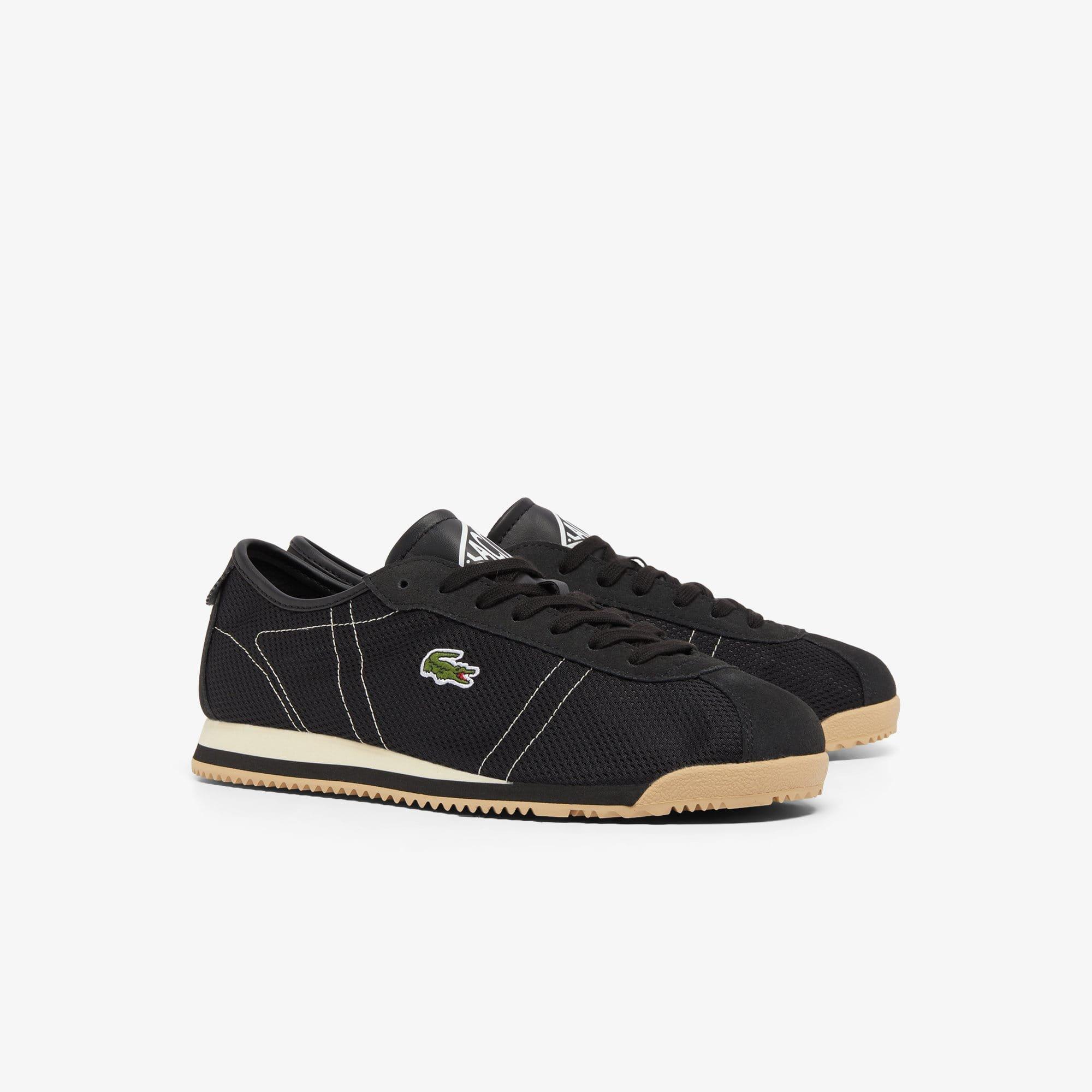Black - Lacoste - Club-Low Leather Trainers - 2