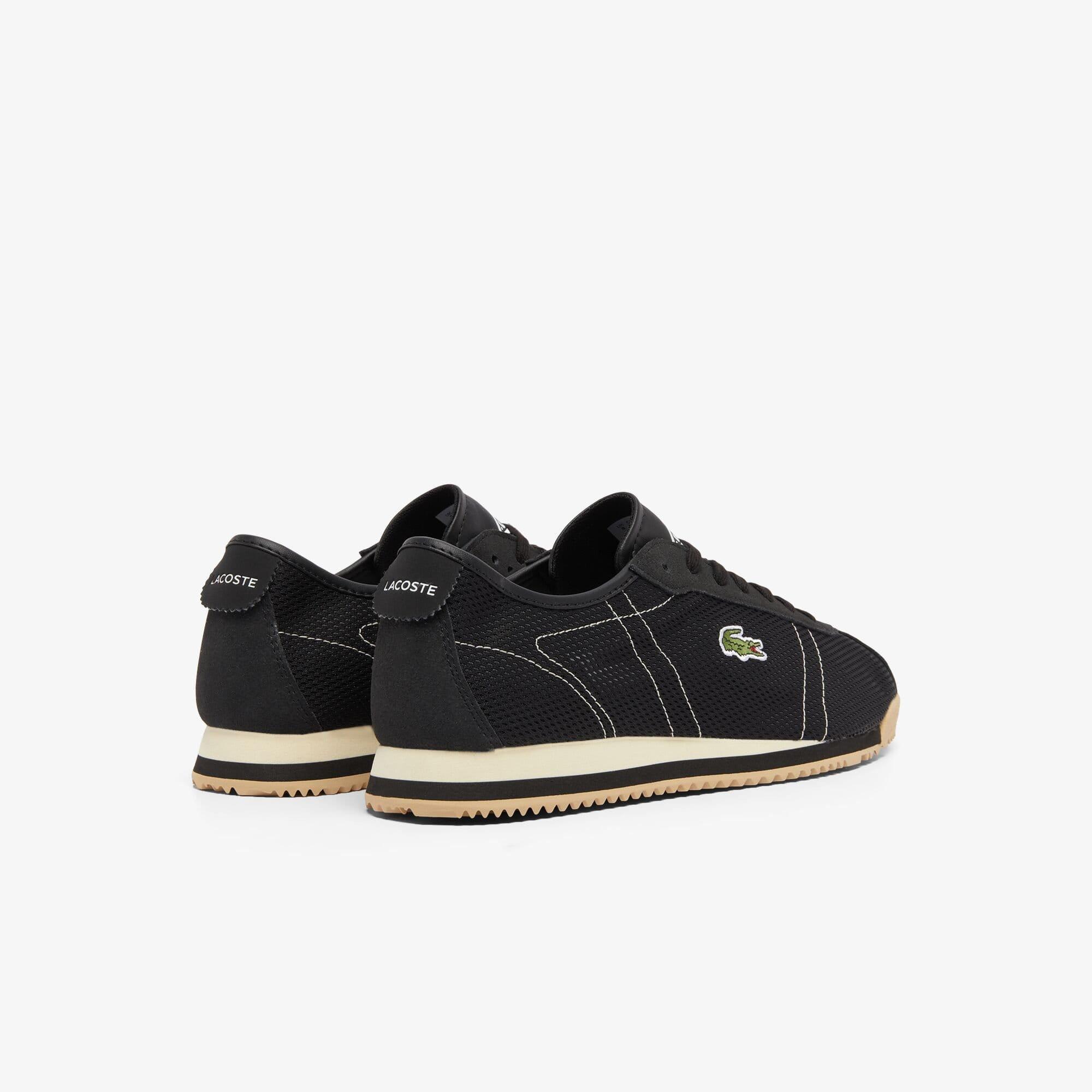 Black - Lacoste - Club-Low Leather Trainers - 3