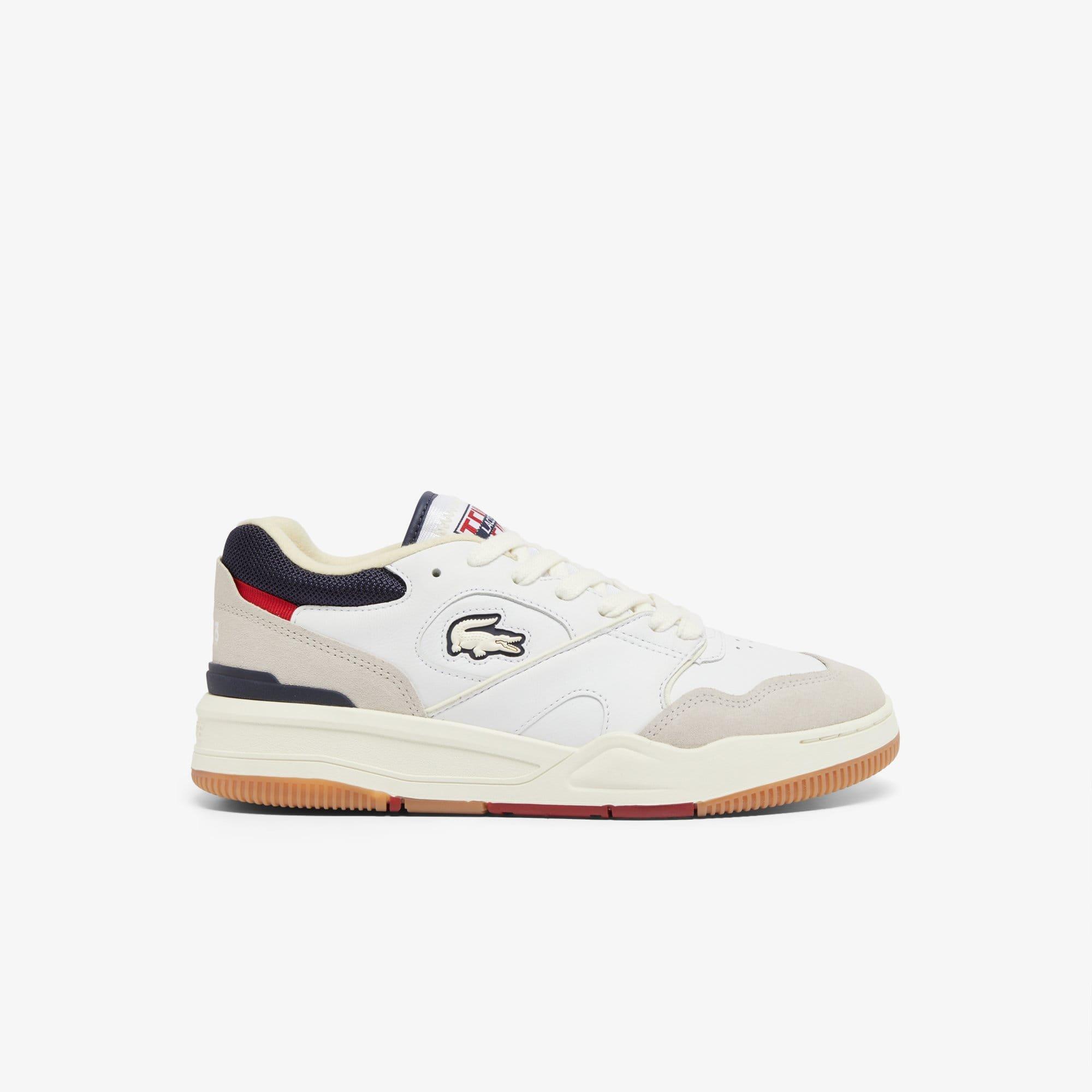 Off White - Lacoste - Lineshot Leather Trainers - 1