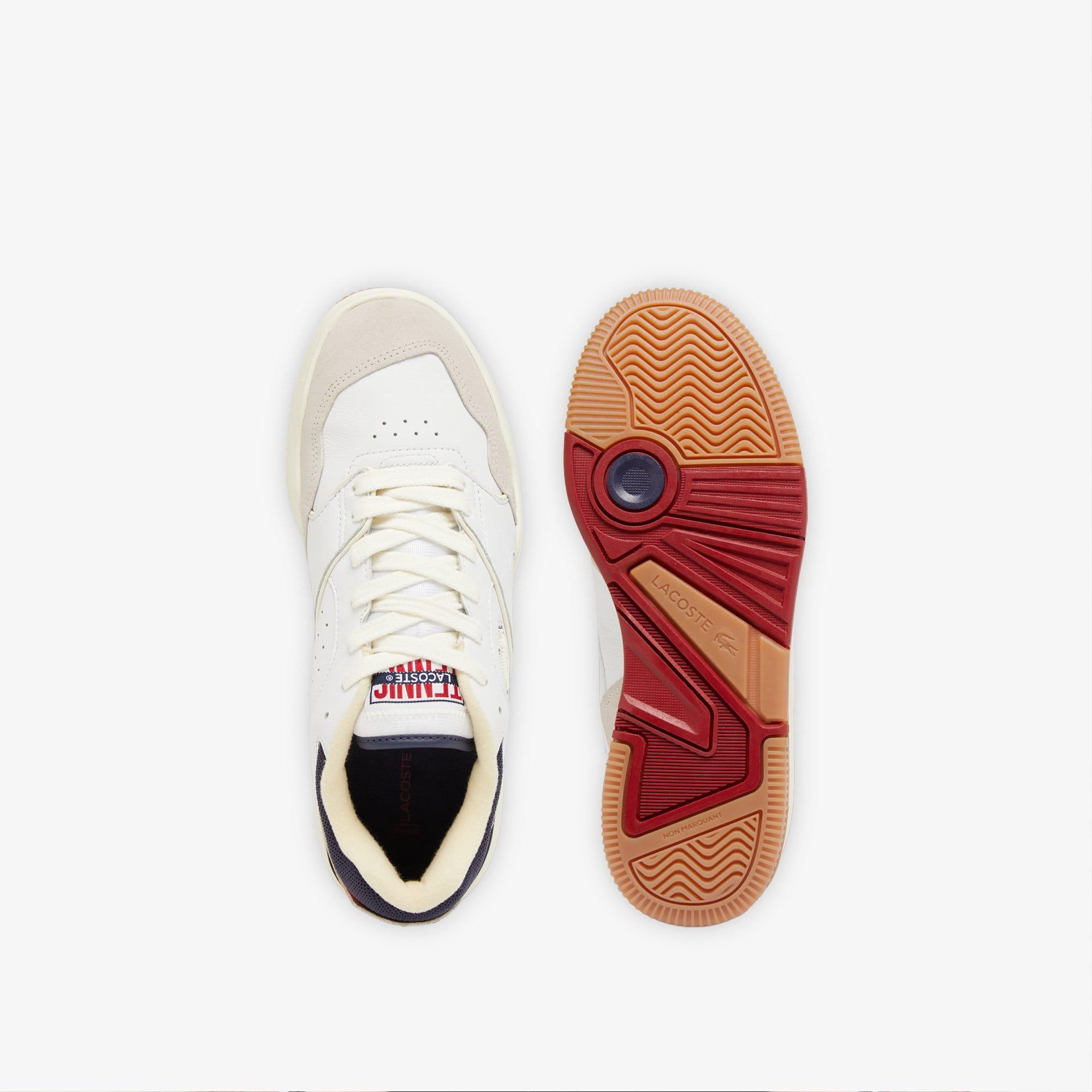 Off White - Lacoste - Lineshot Leather Trainers - 4