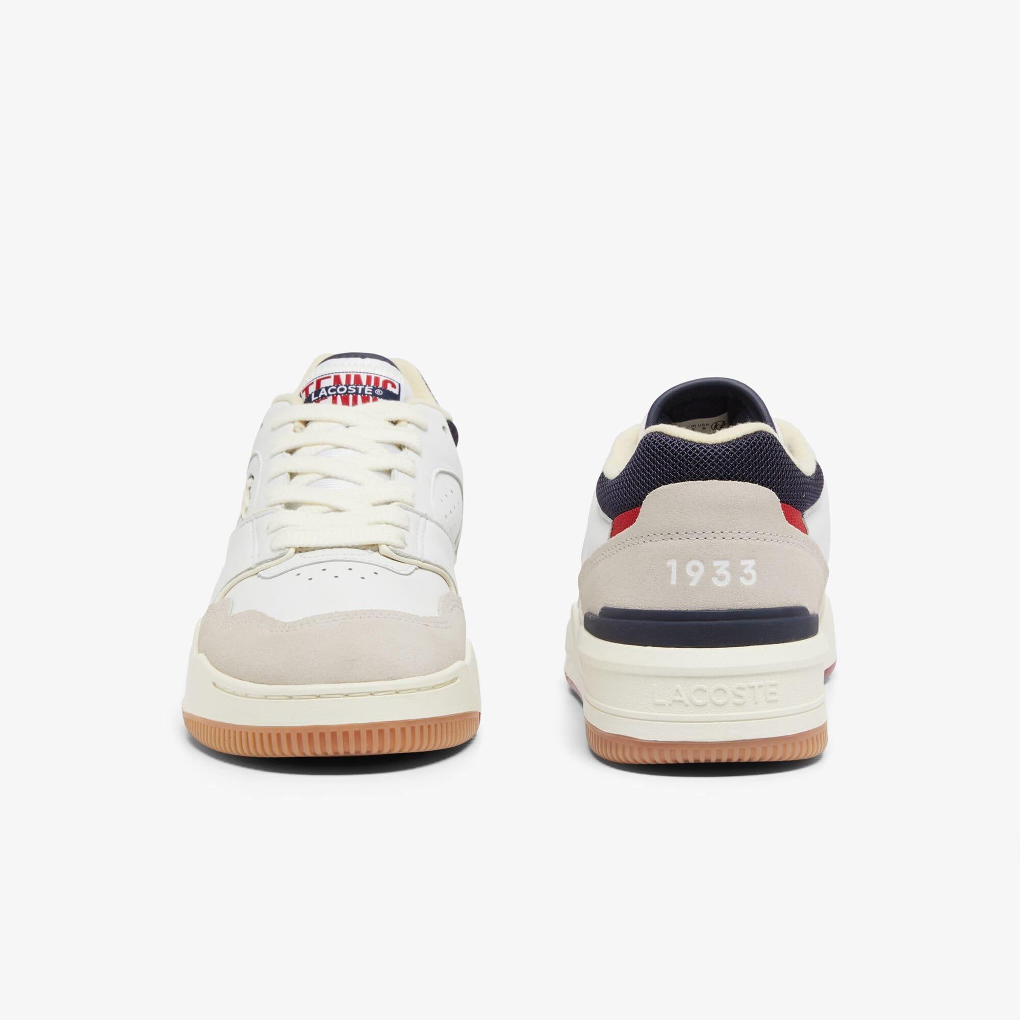 Off White - Lacoste - Lineshot Leather Trainers - 5