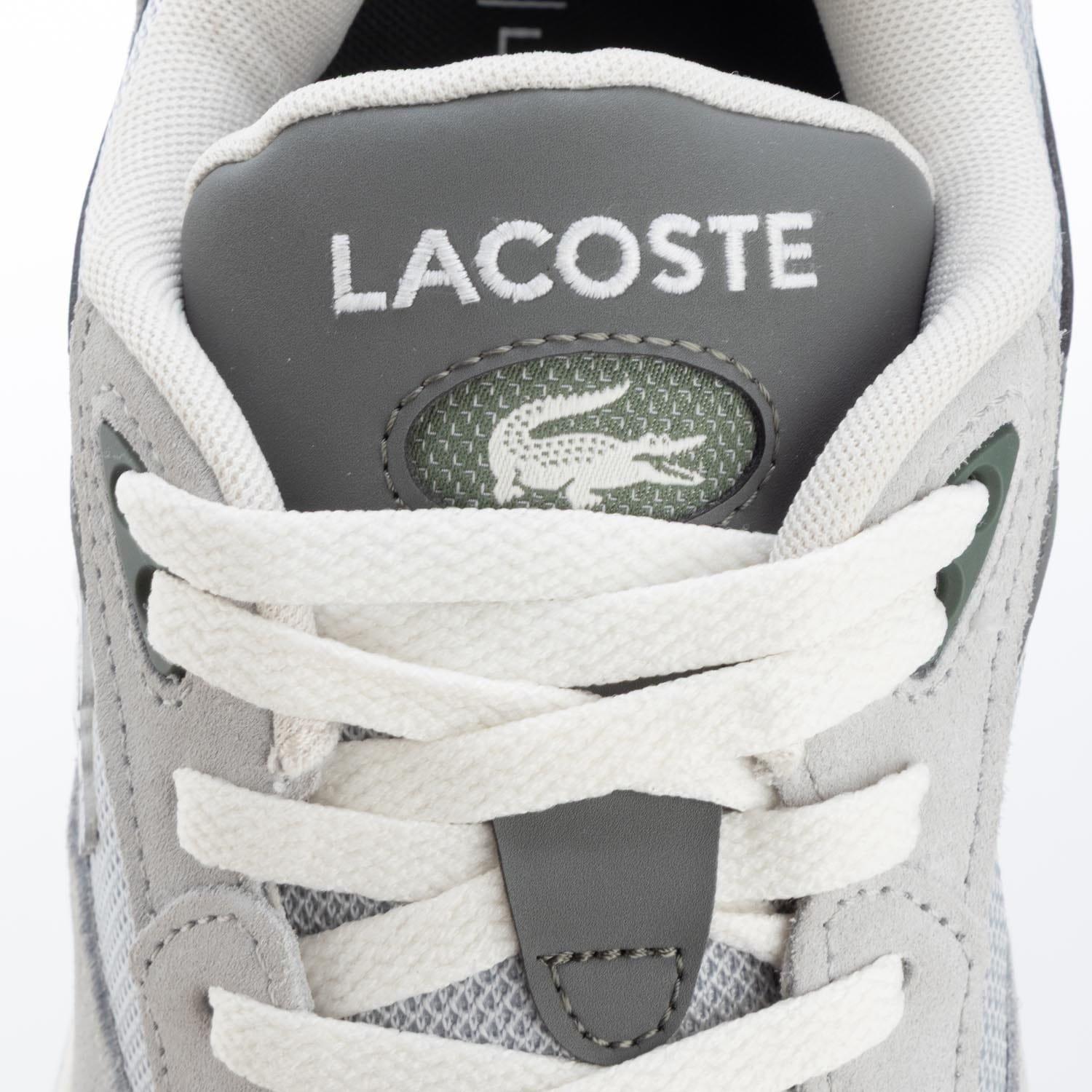 Grey - Lacoste - Storm 96 Vintage Leather Trainers - 6
