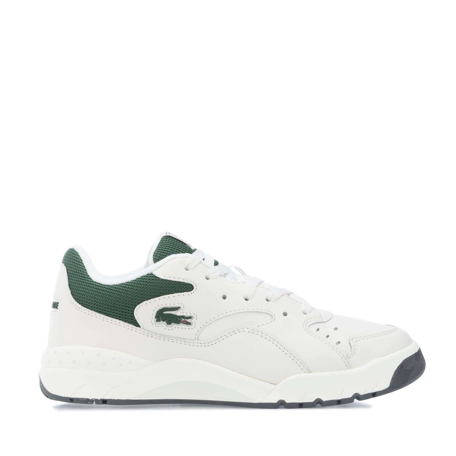 Off White - Lacoste - Aceline Leather 96 Trainers - 1