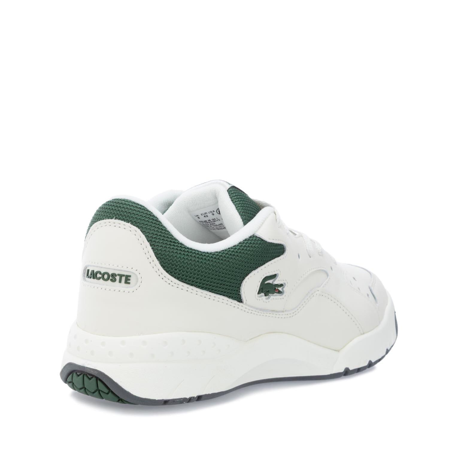 Off White - Lacoste - Aceline Leather 96 Trainers - 3