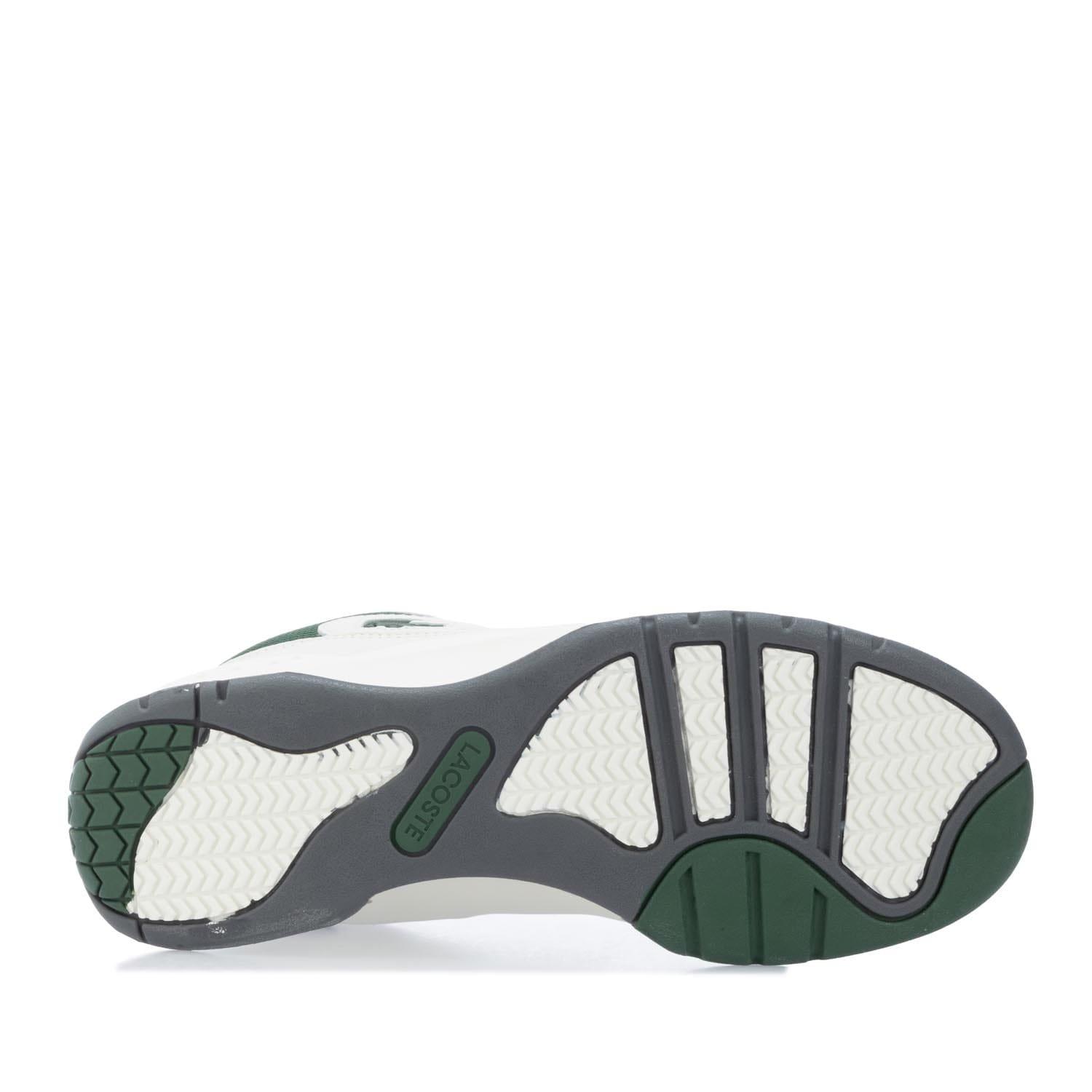 Off White - Lacoste - Aceline Leather 96 Trainers - 4