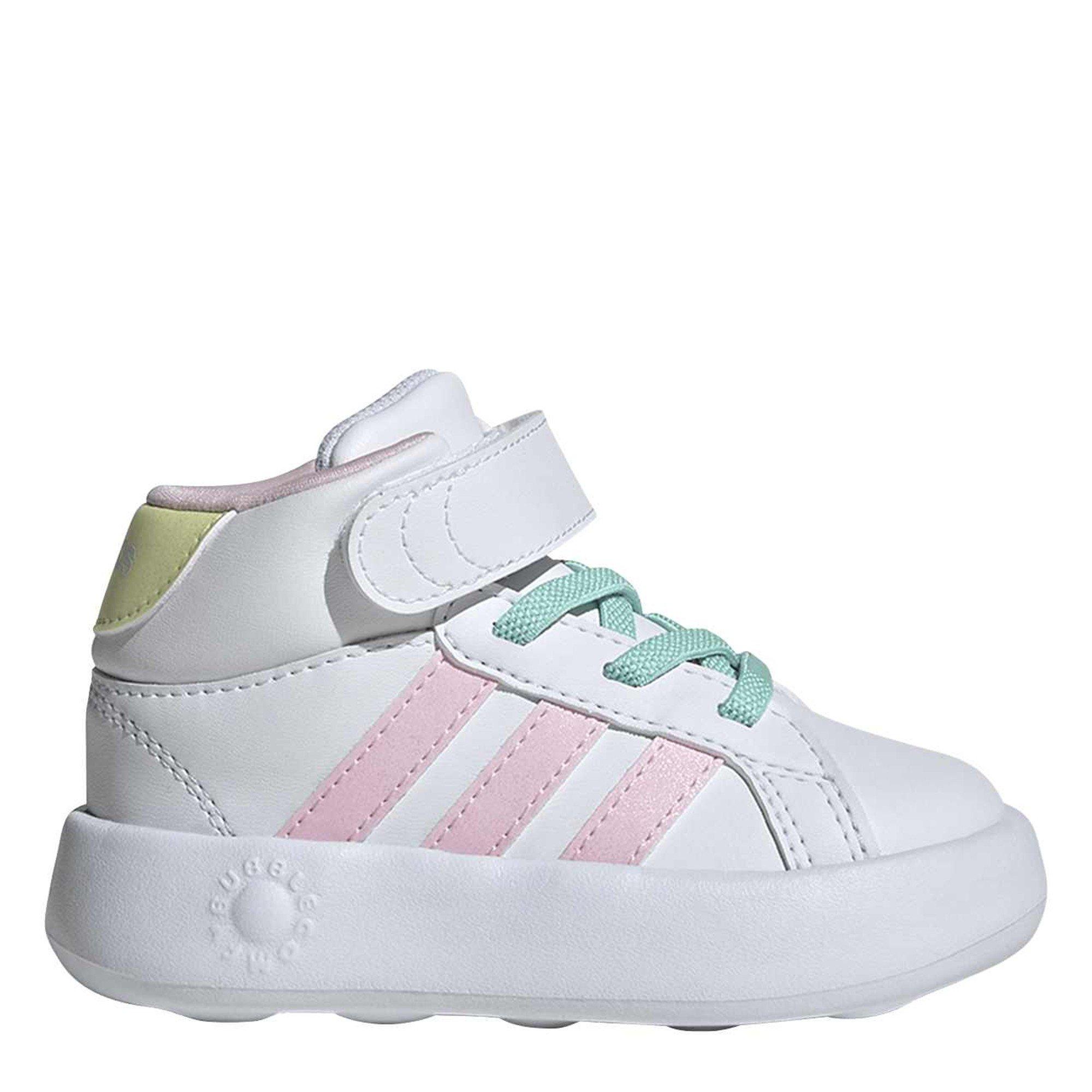 White - adidas - Grand Court Mid Trainers - 1
