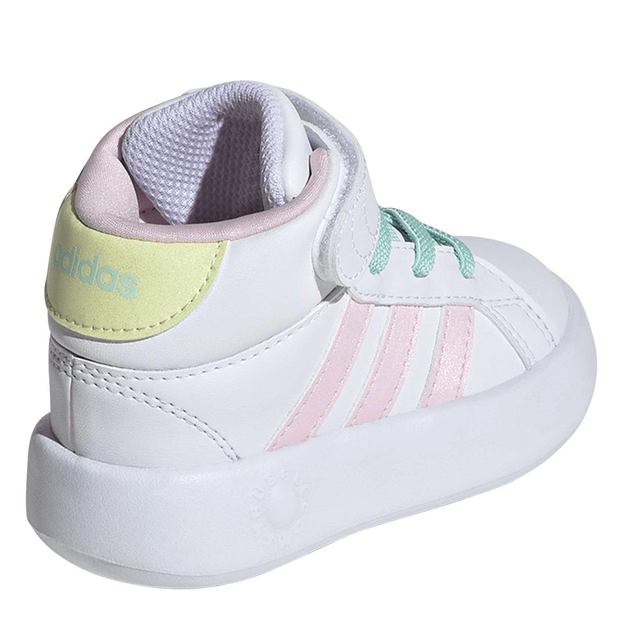 Blanc - adidas - Grand Court Mid Trainers - 4