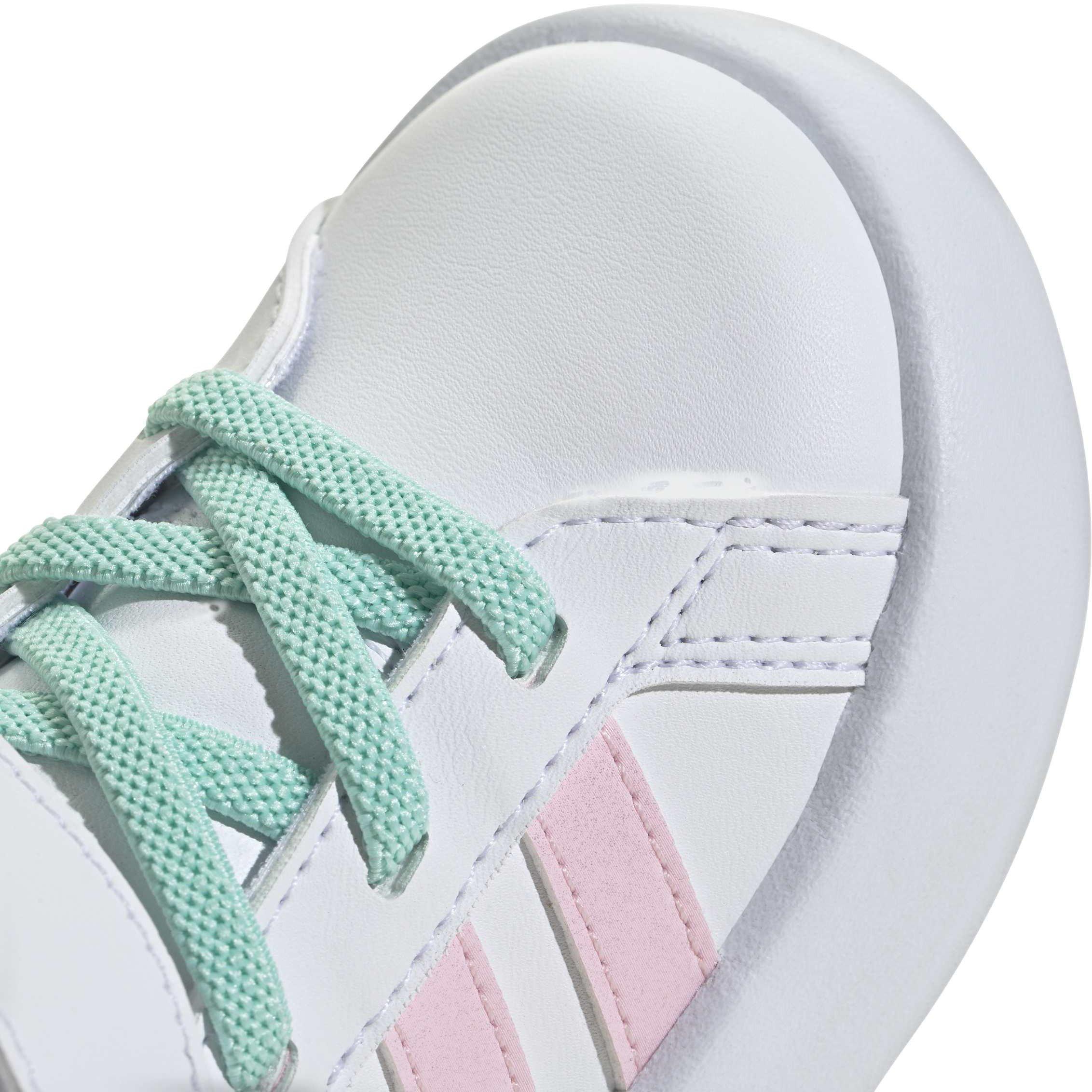 Blanc - adidas - Grand Court Mid Trainers - 8