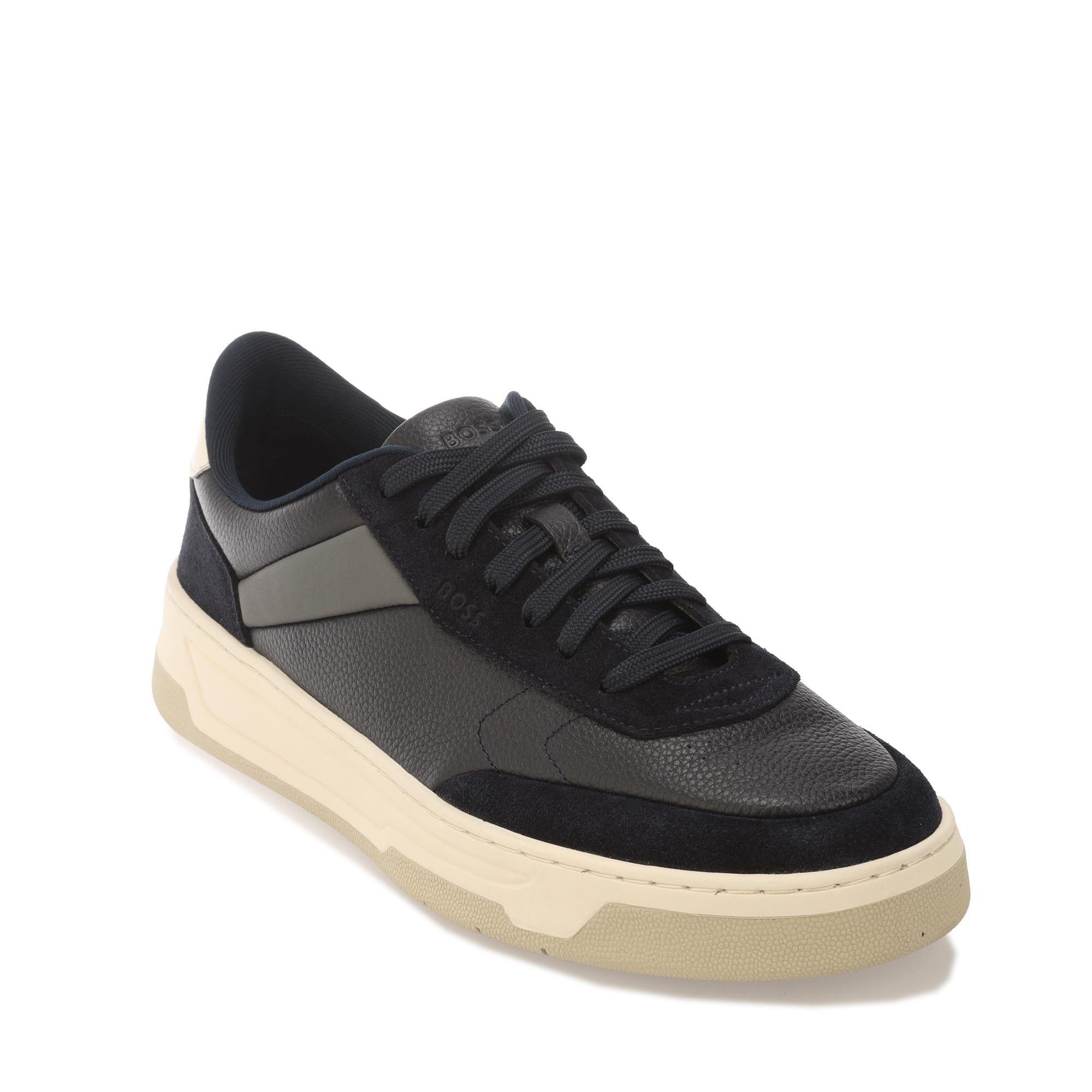 Blue - Boss - Baltimore Low Top Trainers - 2