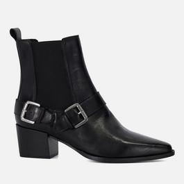 Dune London Panino Buckled Chelsea Ankle Boots