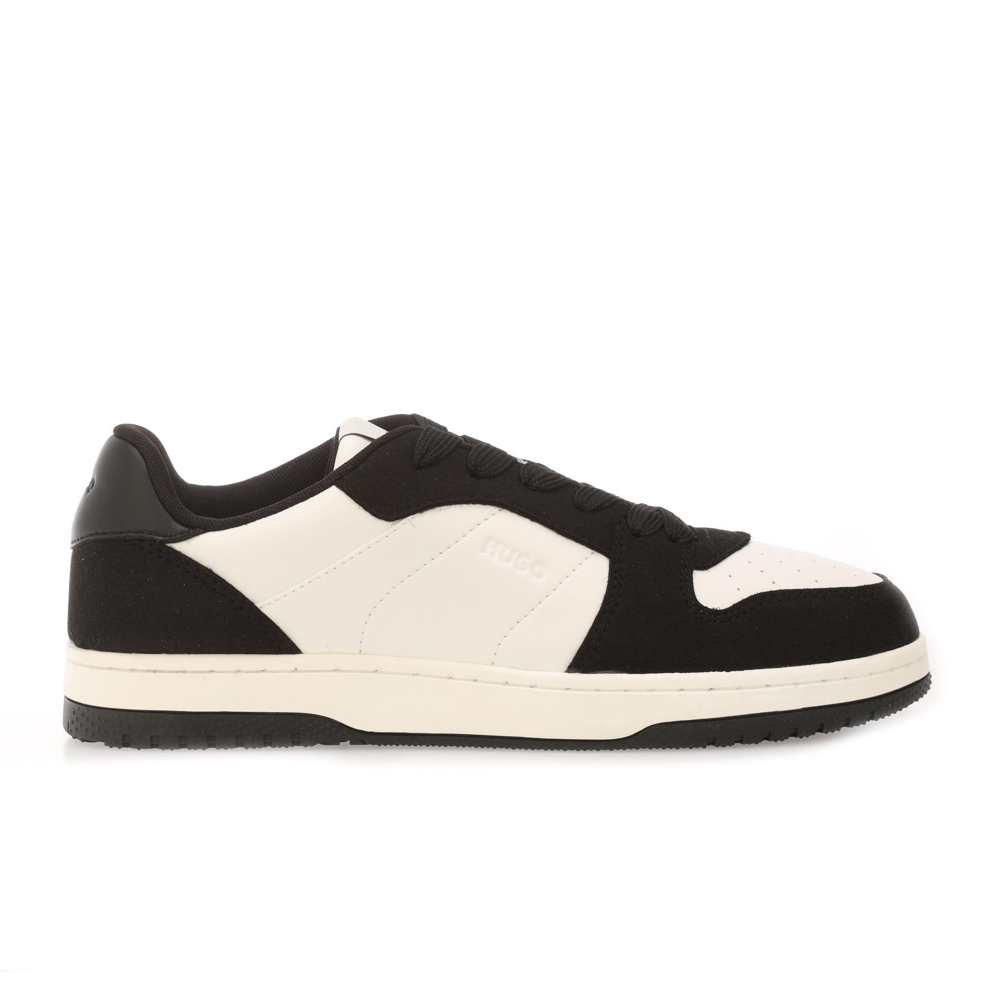 White - Hugo - Hadrian Mixed Material Trainers - 1